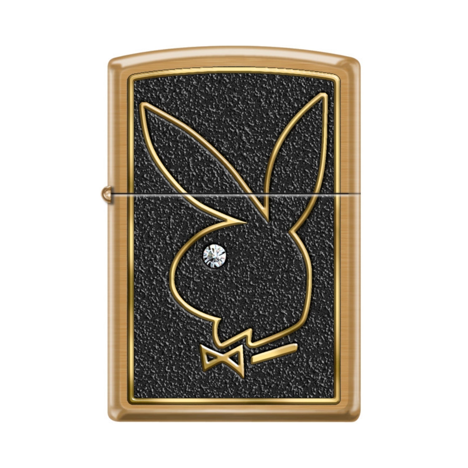 Playboy Gold Rabbit Head Zippo Lighter