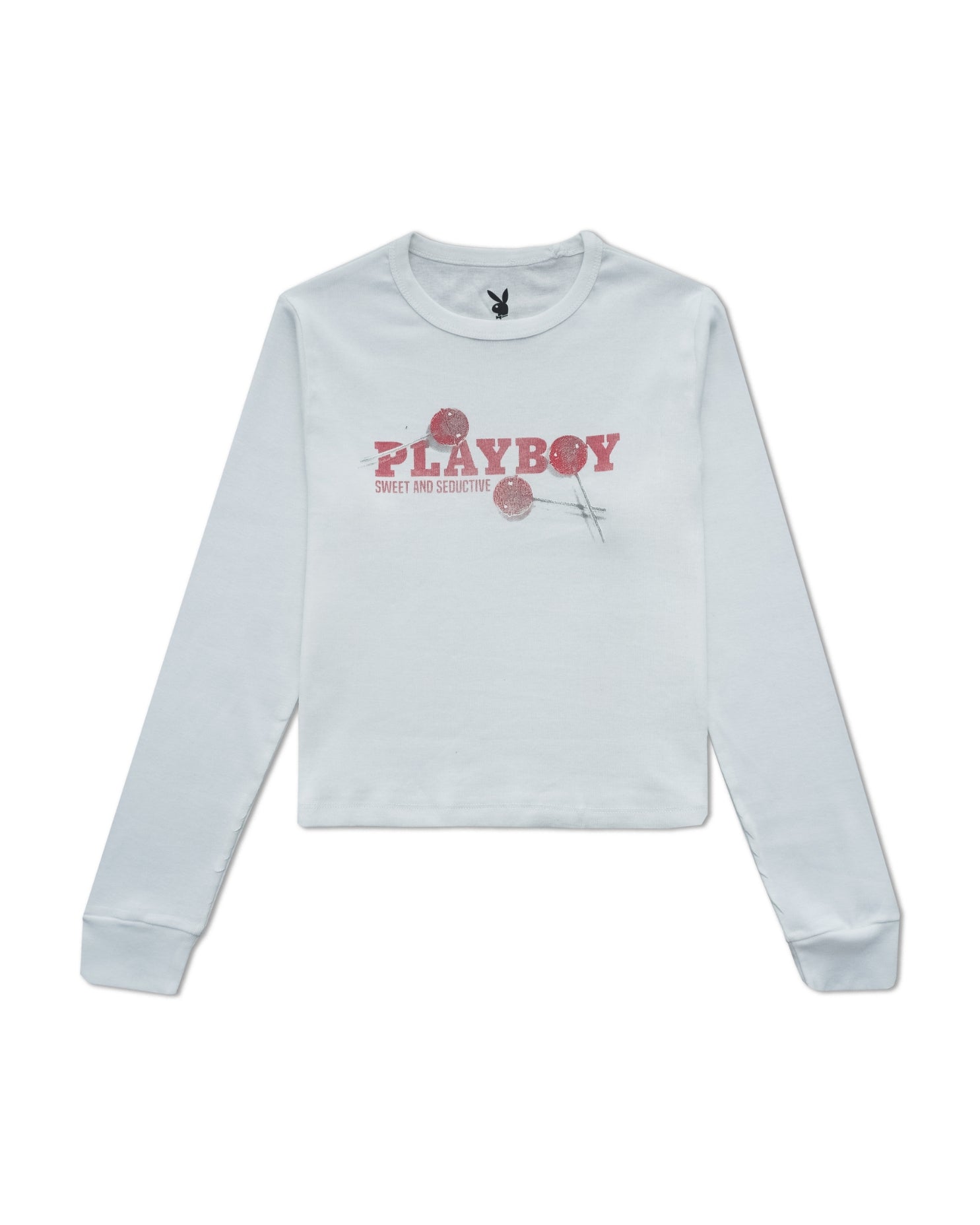 PLAYBOY SWEET SEDUCTION CROPPED L/S TEE