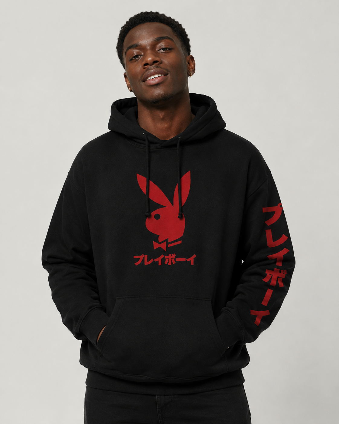 Playboy Japanese Rabbit Head Hoodie