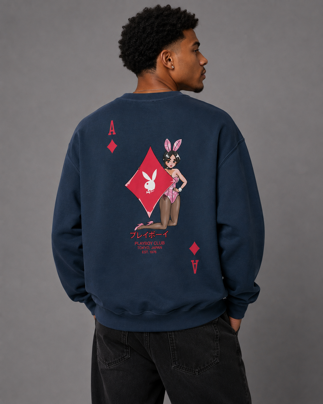 Playboy Ace of Diamonds Crewneck