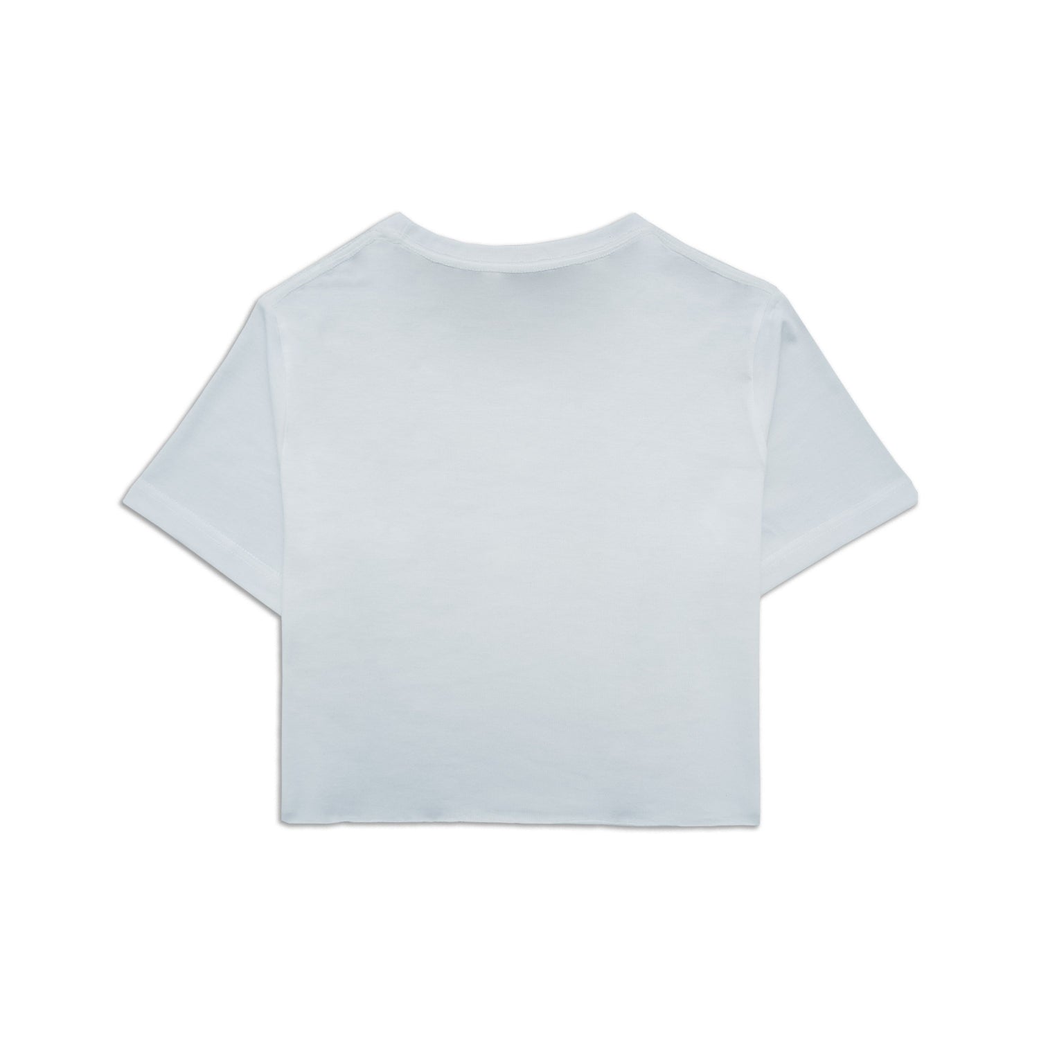 White t-shirt on a white background
