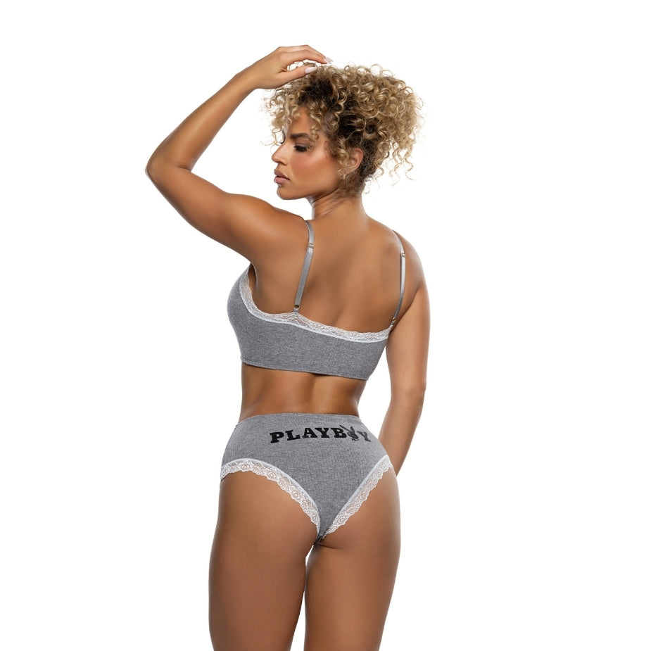 Playboy Comfy Bunny 2pc Cropped Cami Set