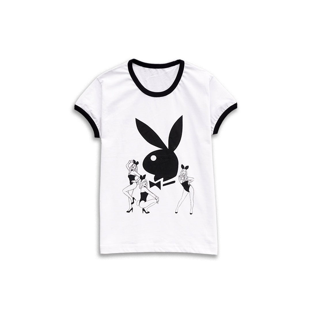 Bunny Icon Baby Ringer Tee - Playboy