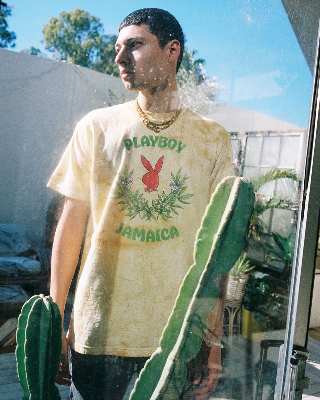 Jamaica Core Logo Tee Tie Dye - Playboy