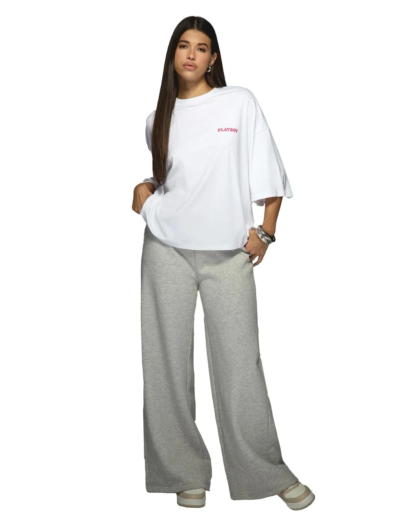 Missguided - Happy Hour Oversized Tee - Playboy