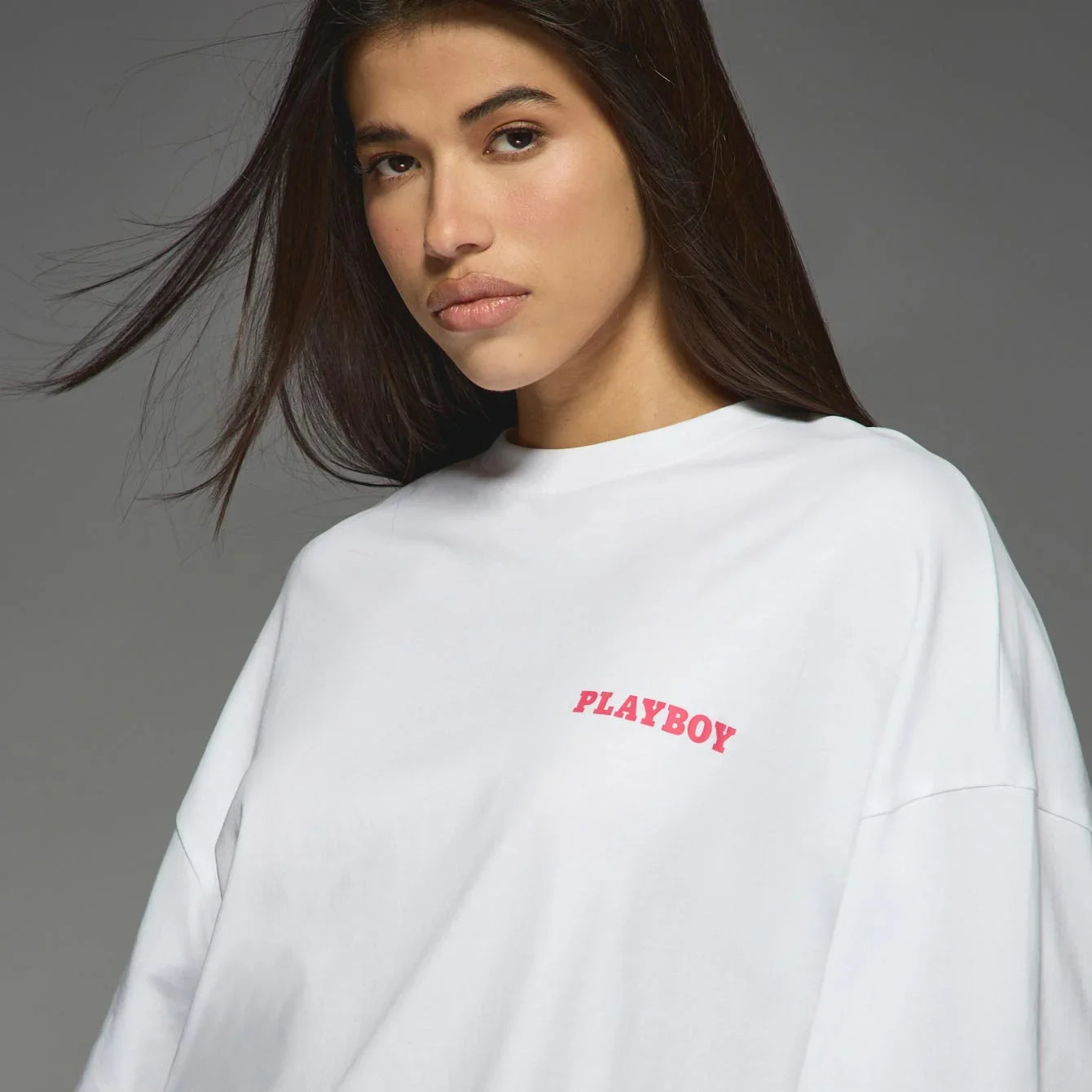 Missguided - Happy Hour Oversized Tee - Playboy