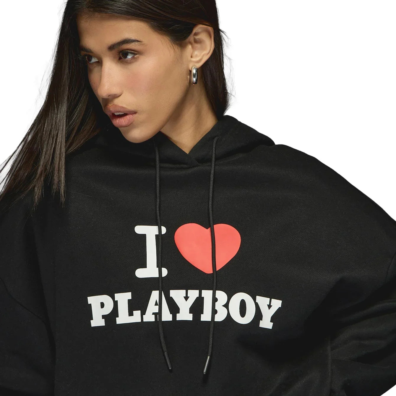 Missguided - I ❤️ Playboy Hoodie - Playboy
