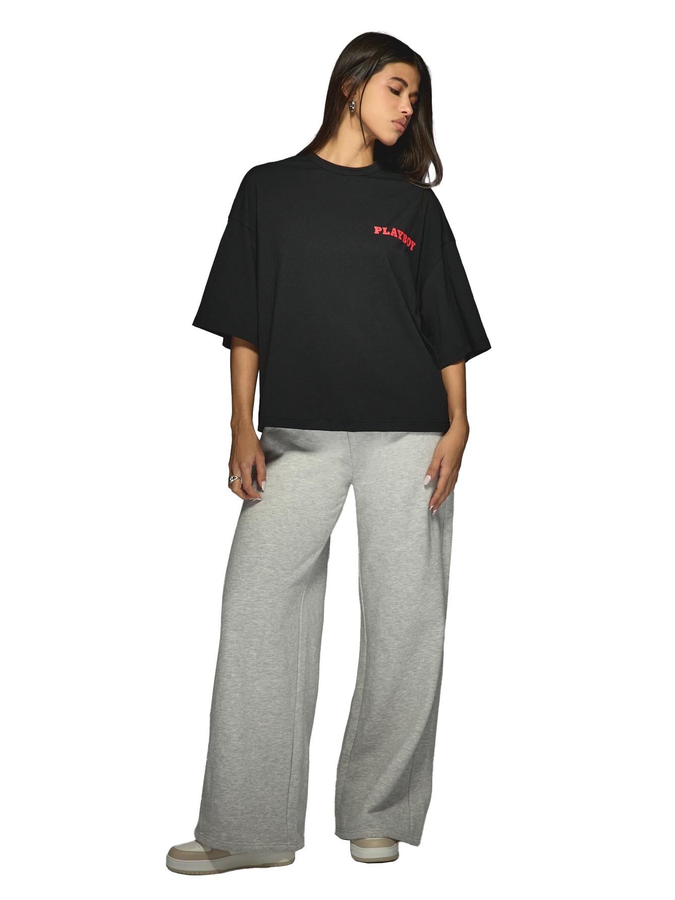 Missguided - Oct 2014 Cover Oversized Boxy Tee - Playboy