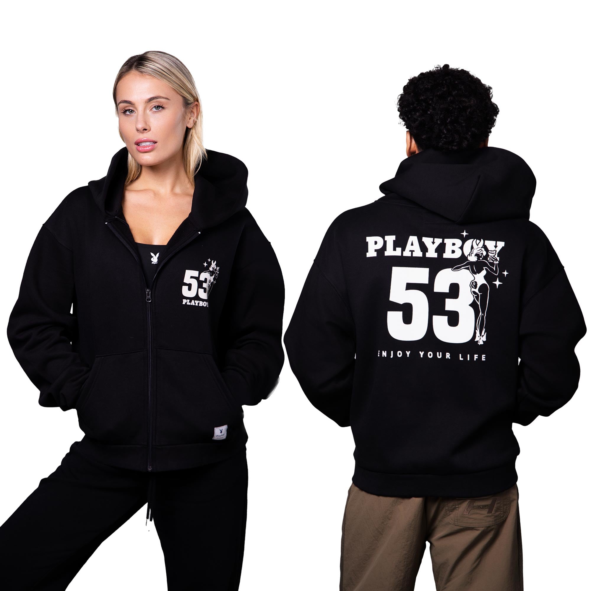 PB 53 Zip Up Hoodie - Playboy