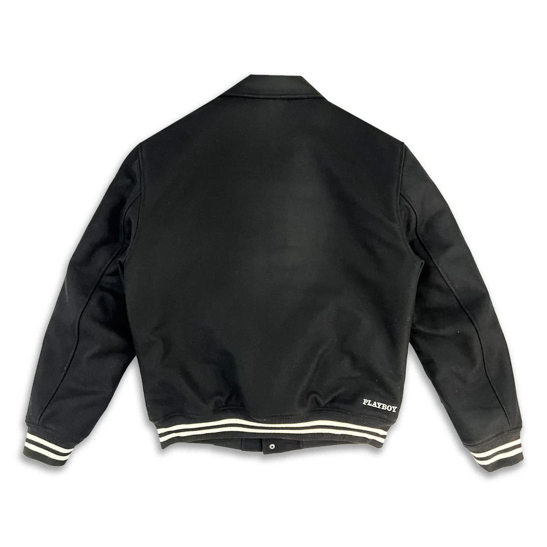 PB EST. LA BLK Varsity Jacket - Playboy
