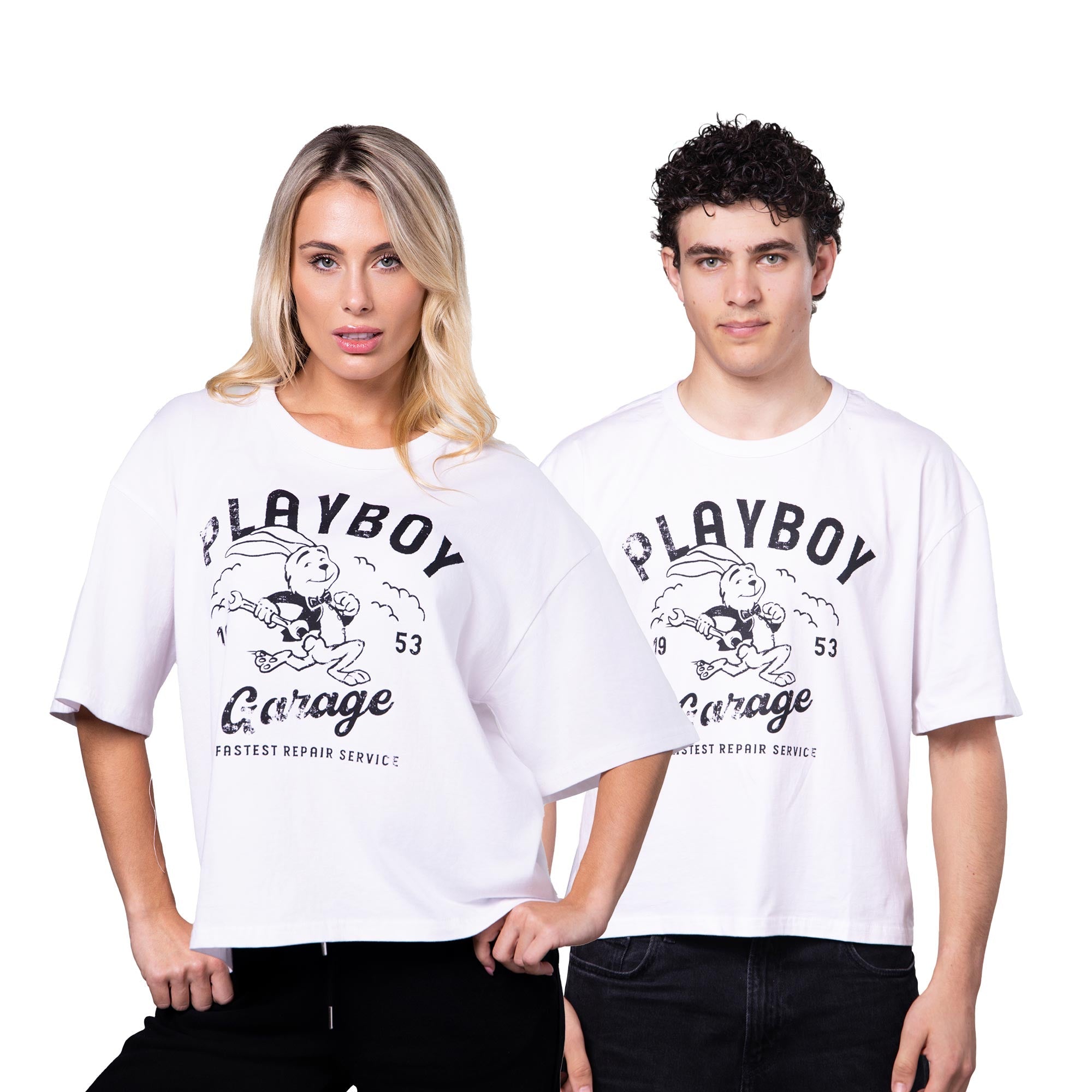 PB Repairs Boxy Tee - Playboy