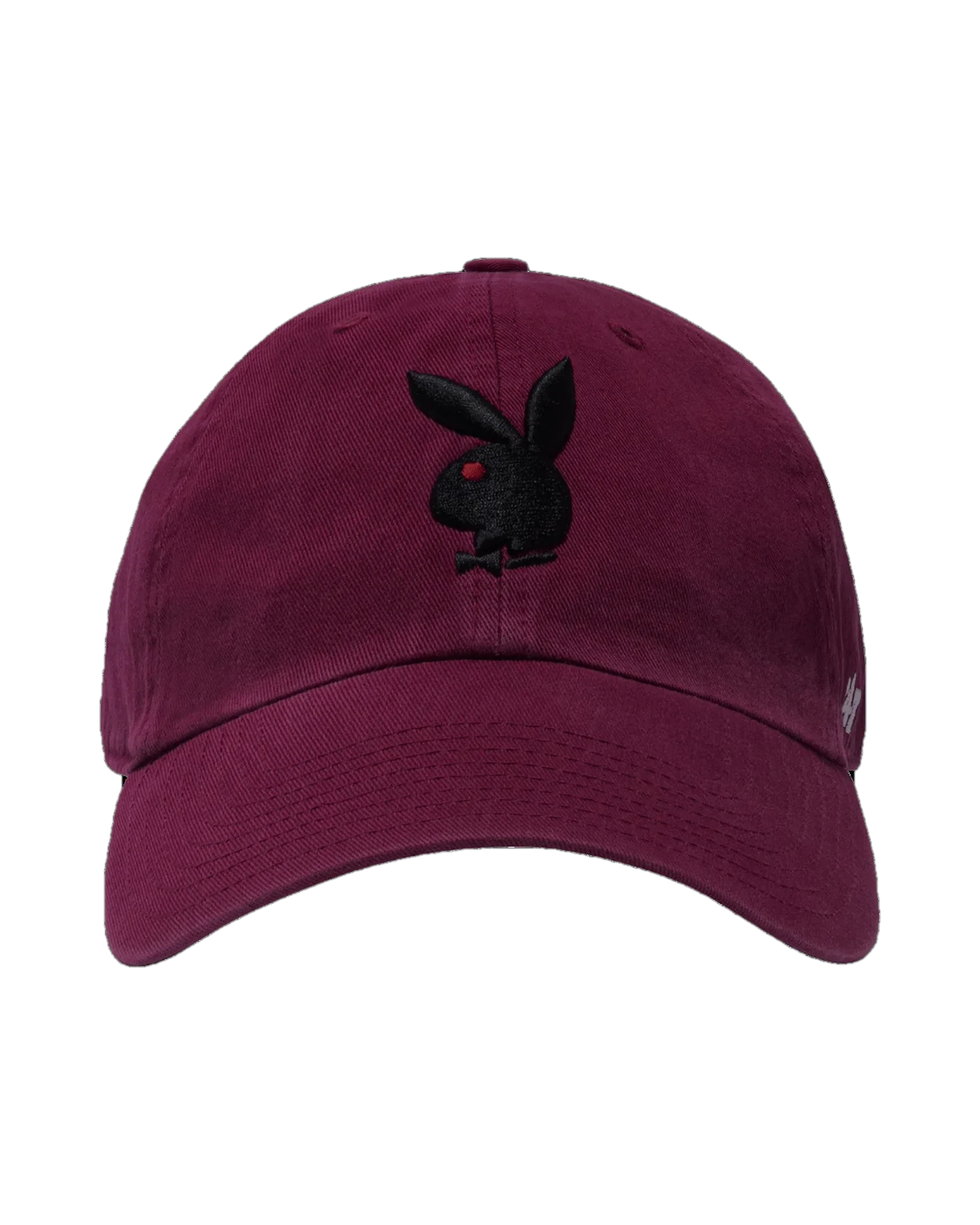 47 Brand Adjustable Playboy Dad Hat Black
