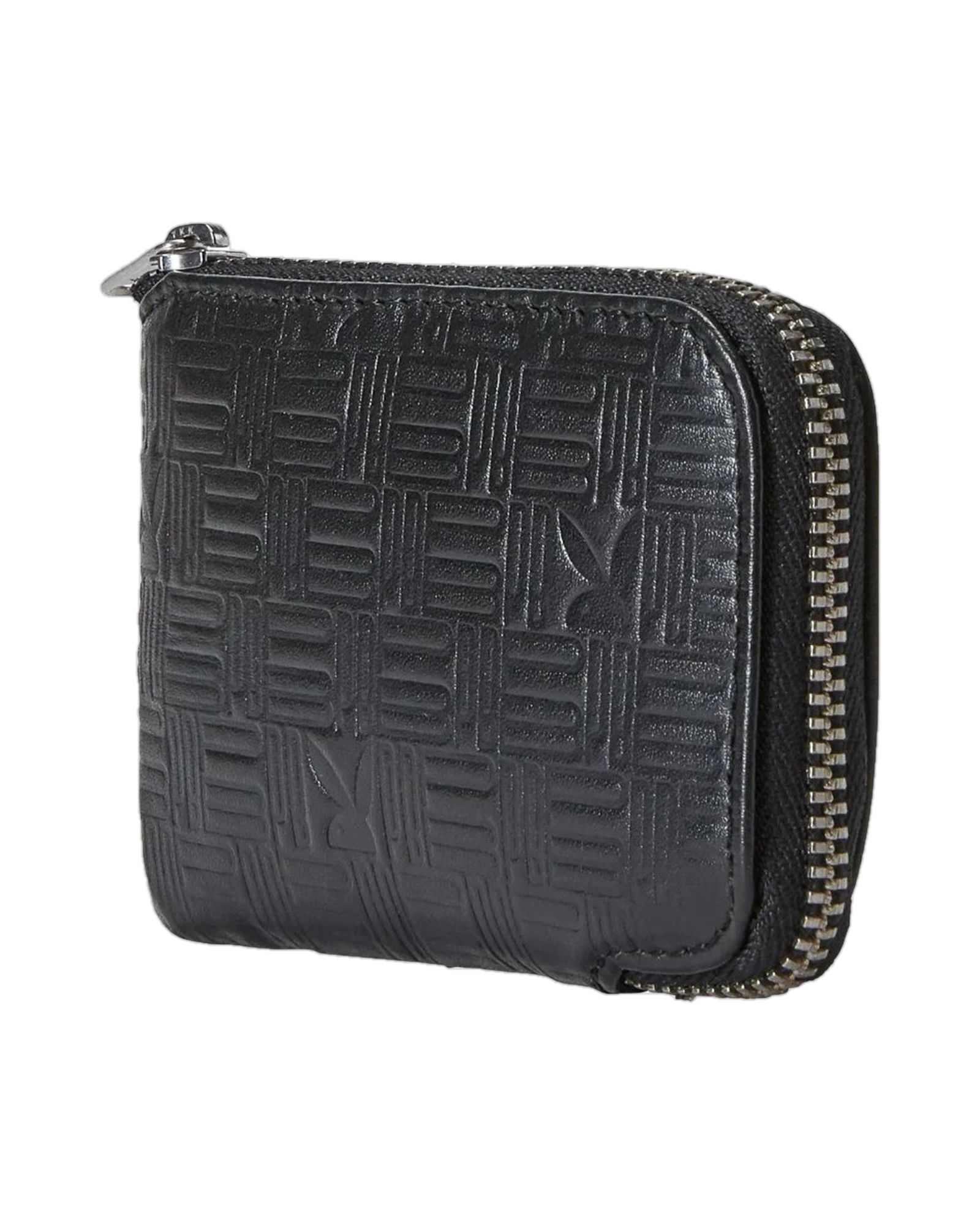 Mens Embossed Zip Front Wallet