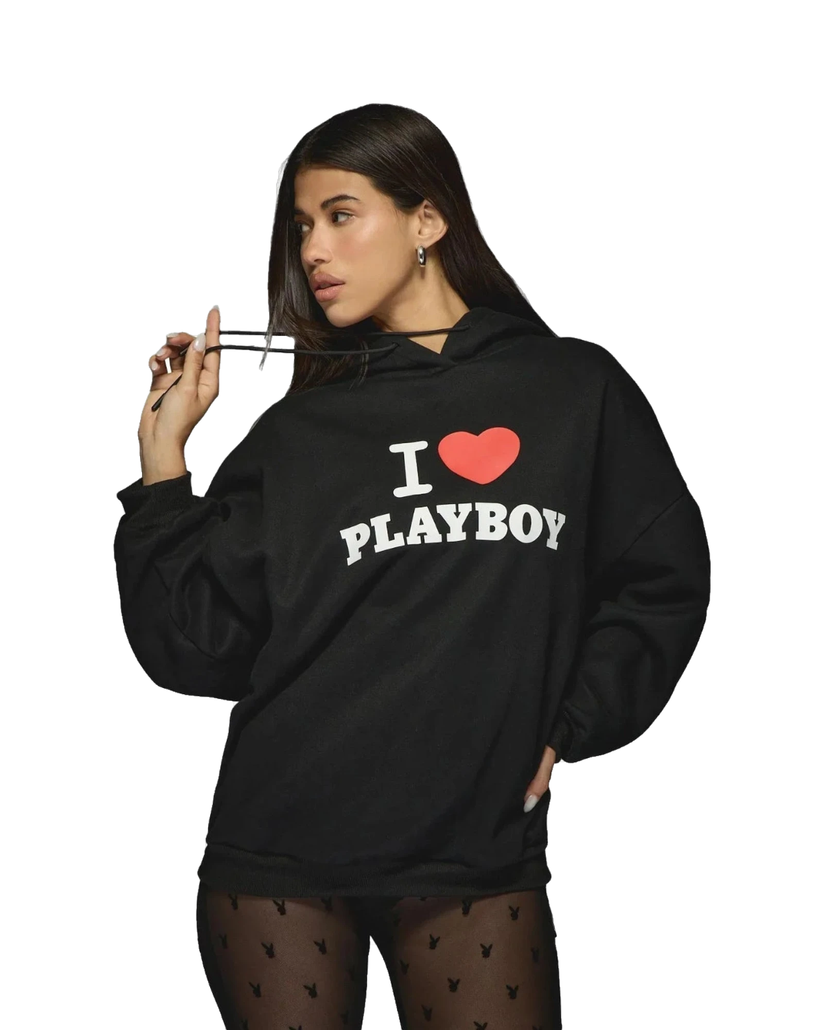 I Love Playboy Hoodie