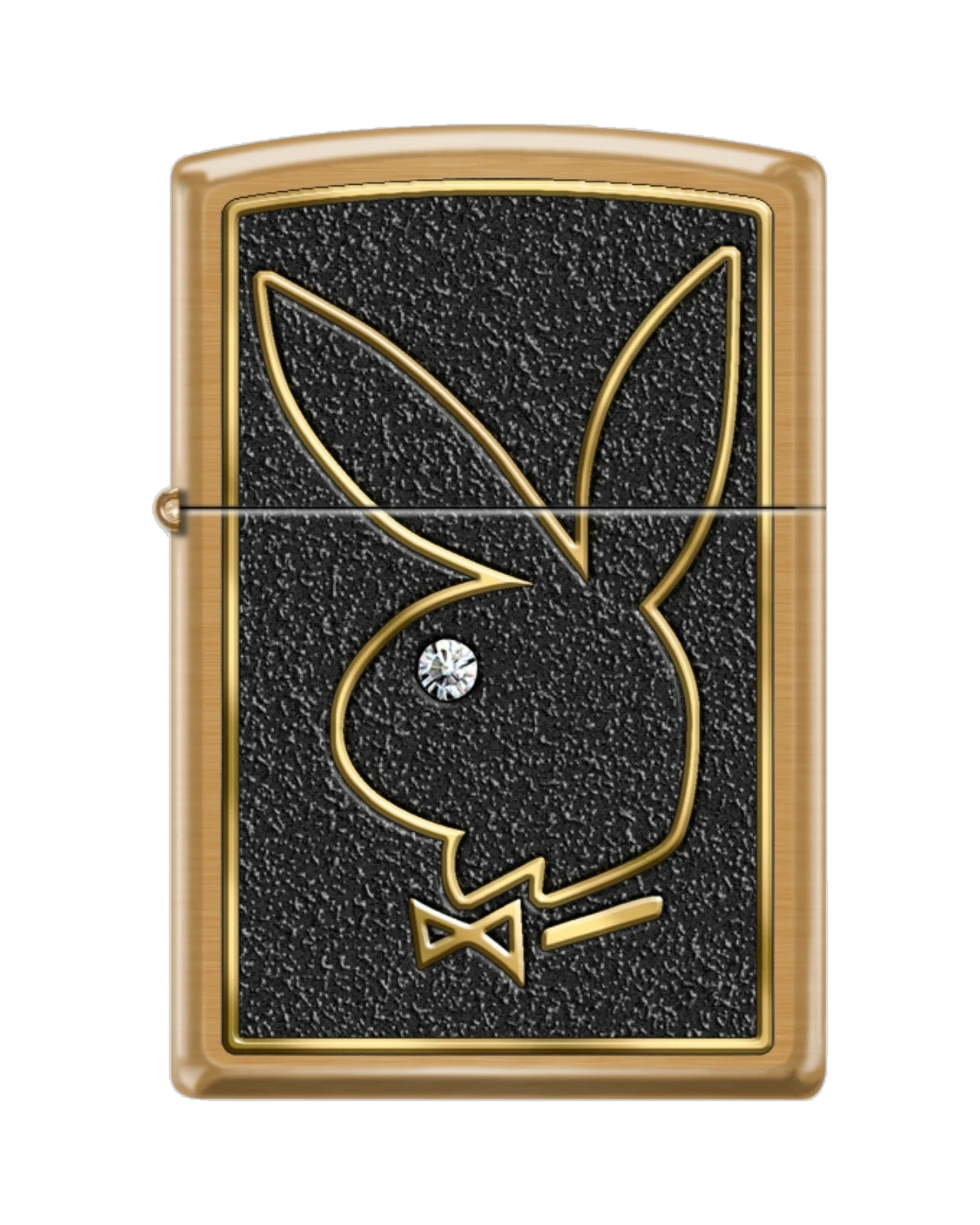 Playboy Gold Rabbit Head Zippo Lighter