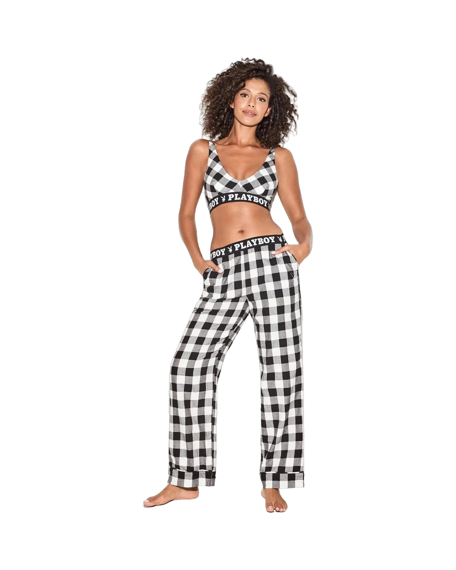 The Black Flannel Sleep Pajama Pant