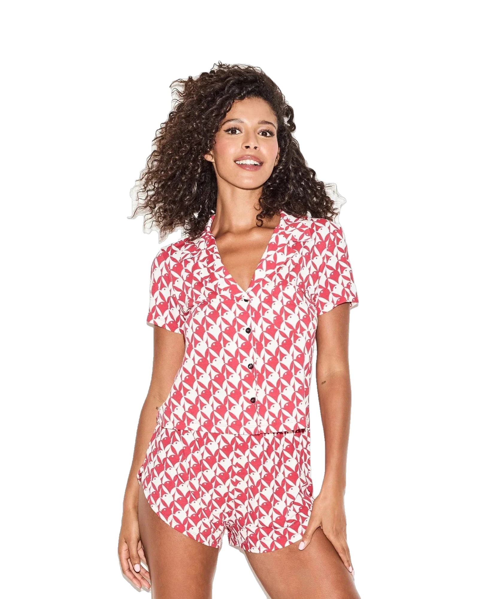The Cozy Sleep Short Bunny Red
