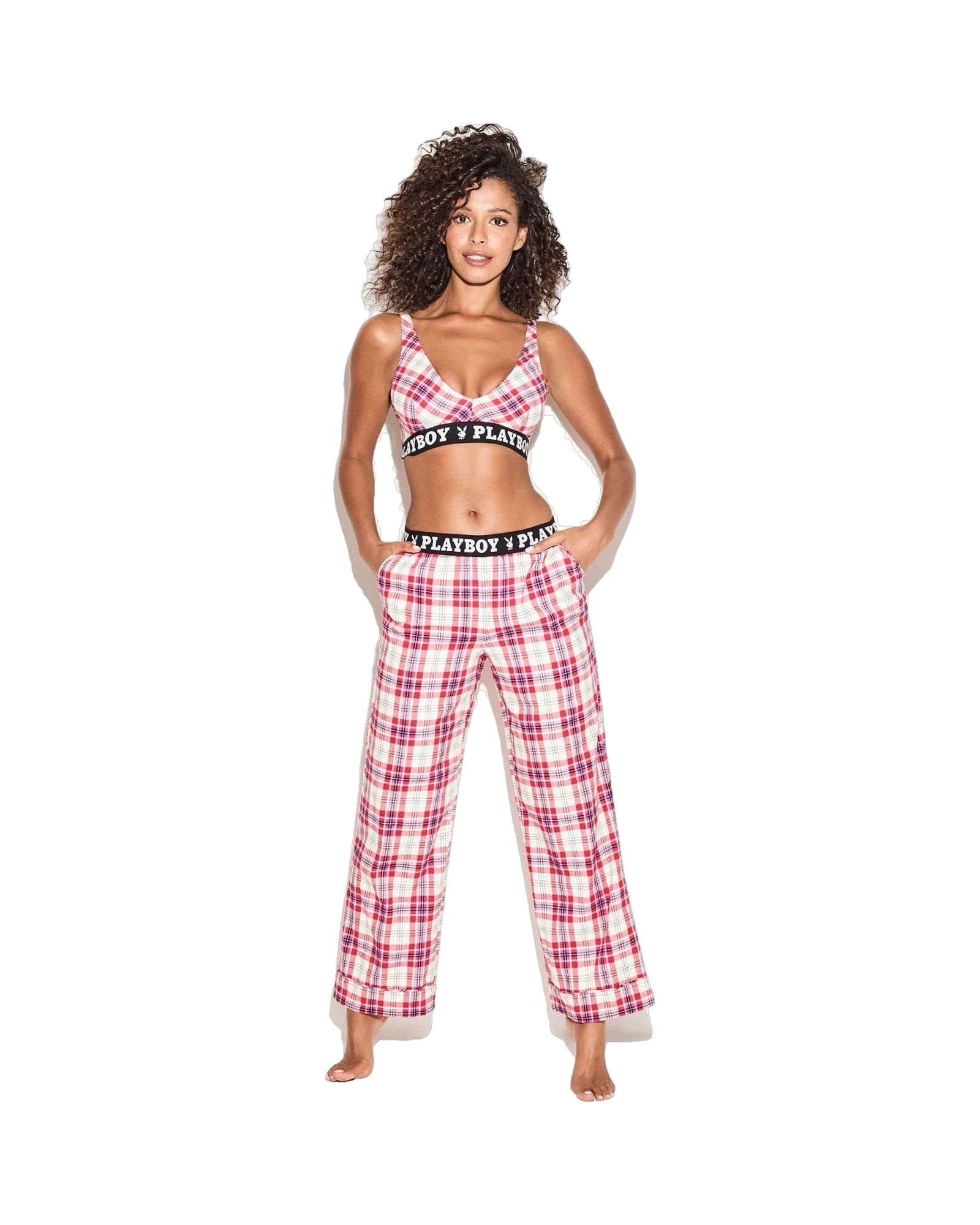 The Pink Flannel Sleep Bralette