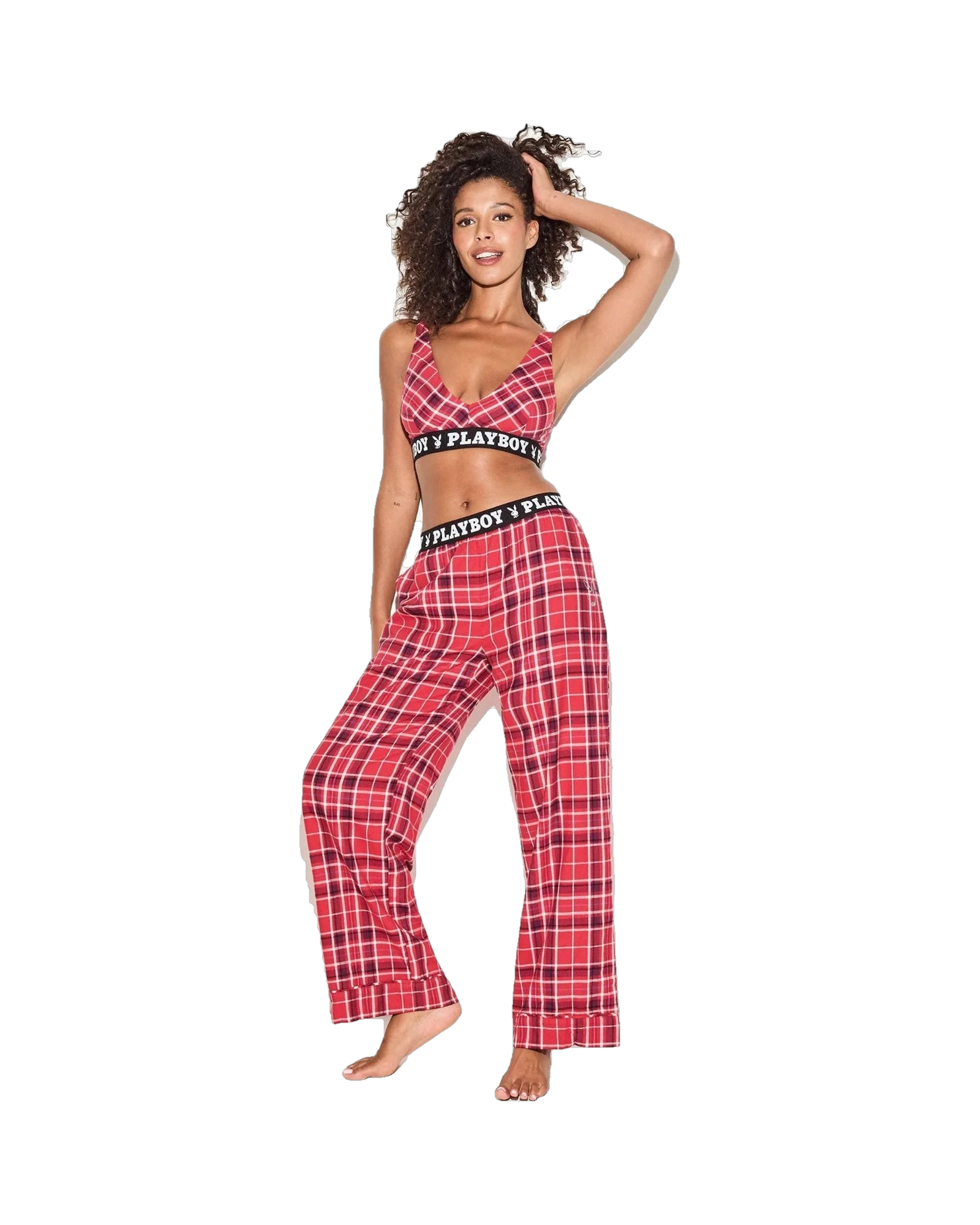 The Red Plaid Flannel Bralette