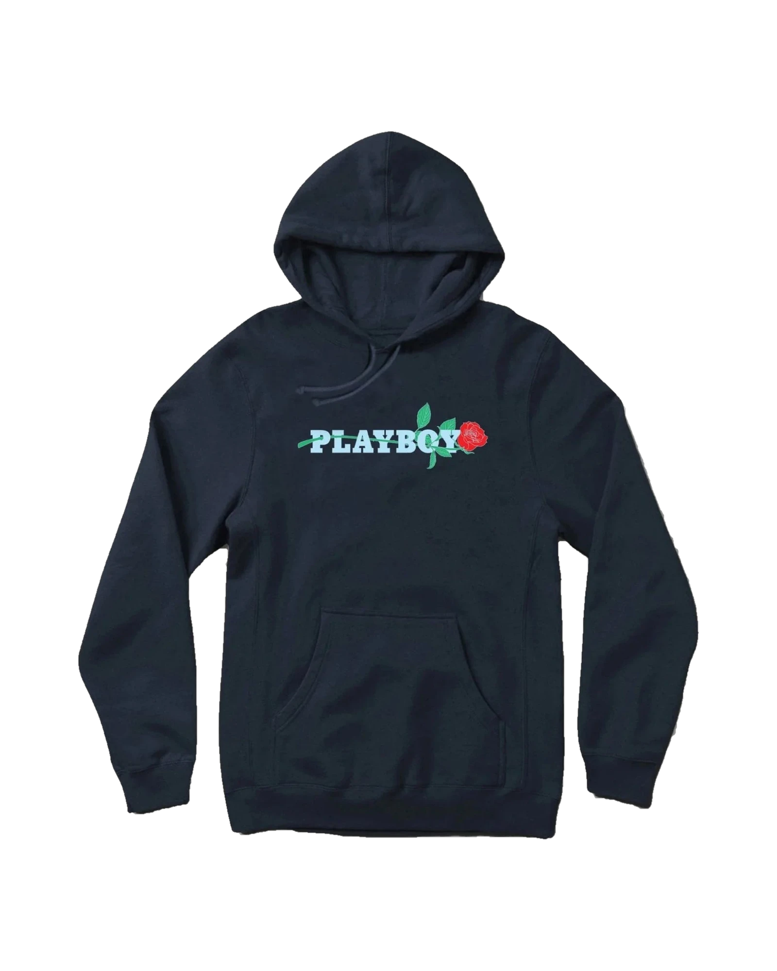 Rose Hoodie Navy