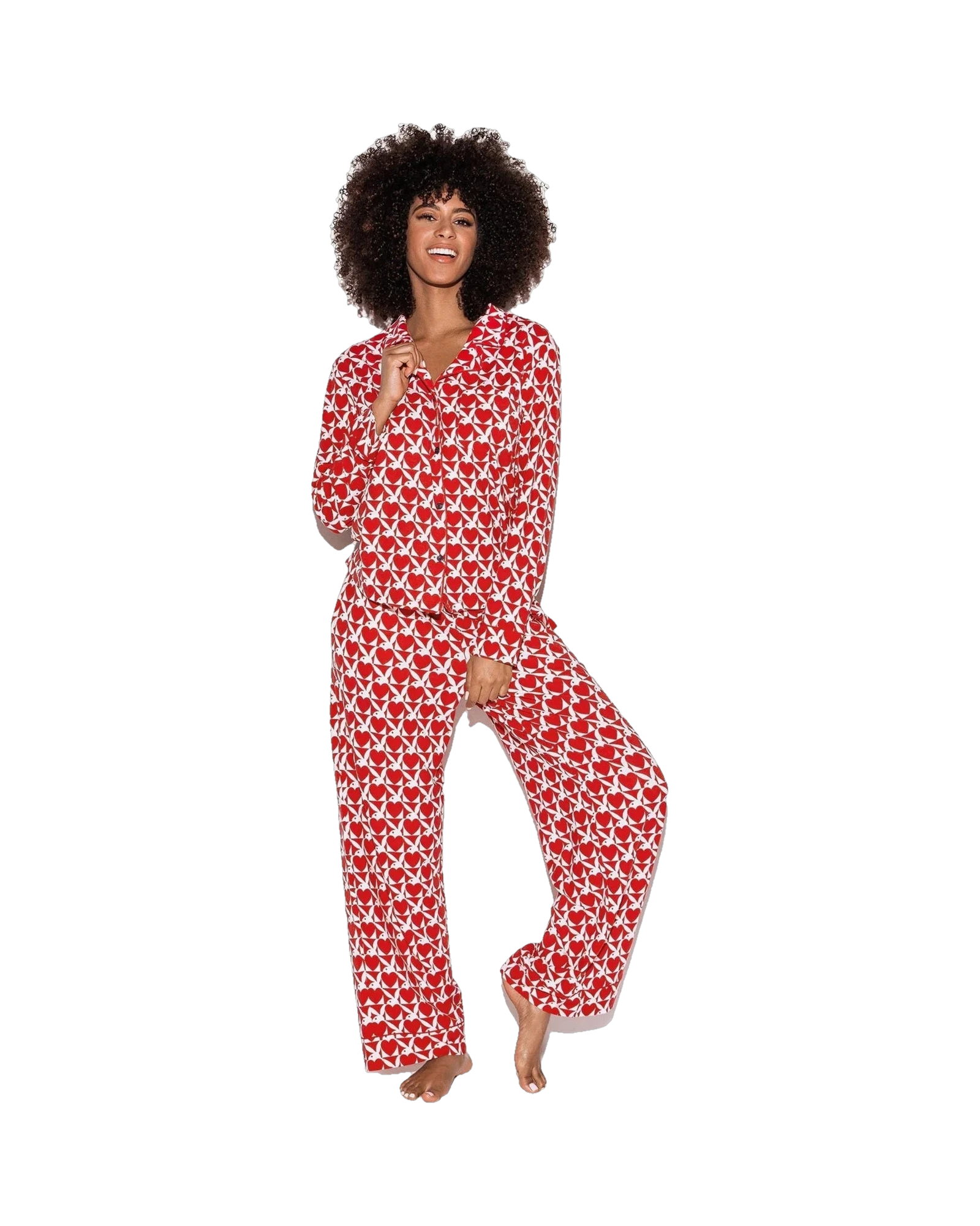 The Sleep Set Heart Bunny Red