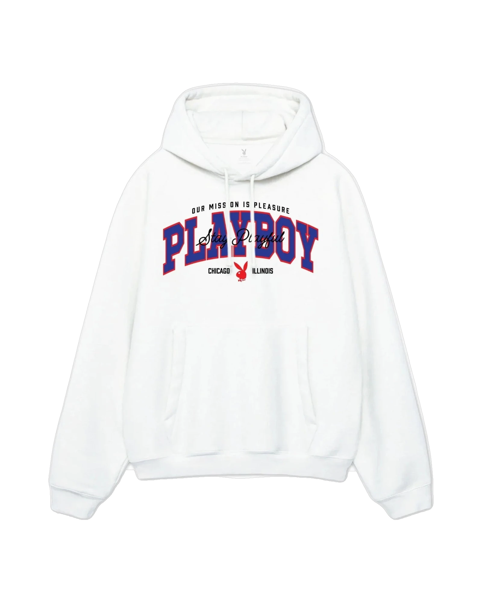 Letterman Hoodie White