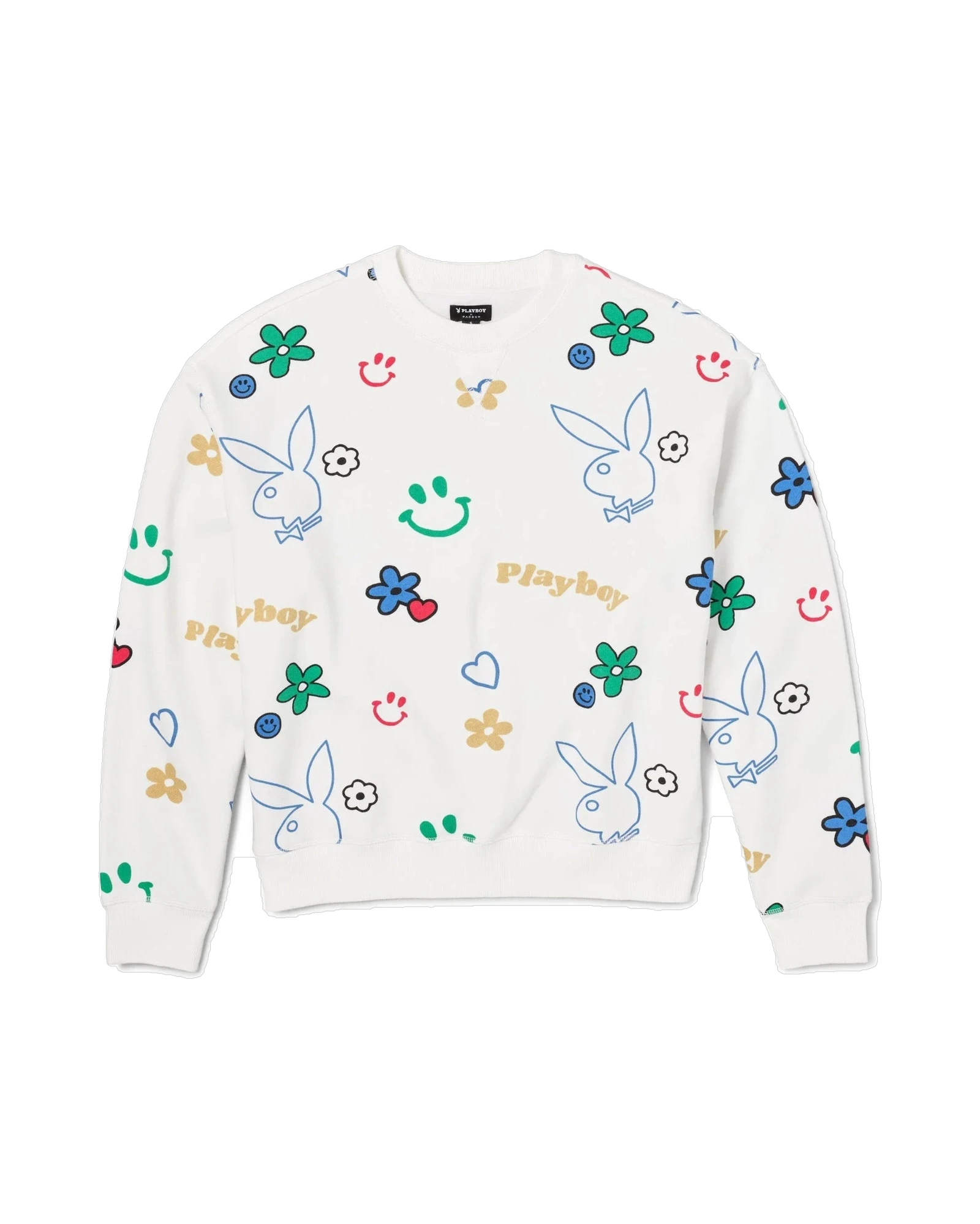 Womens Doodle Crew Neck Sweatshirt