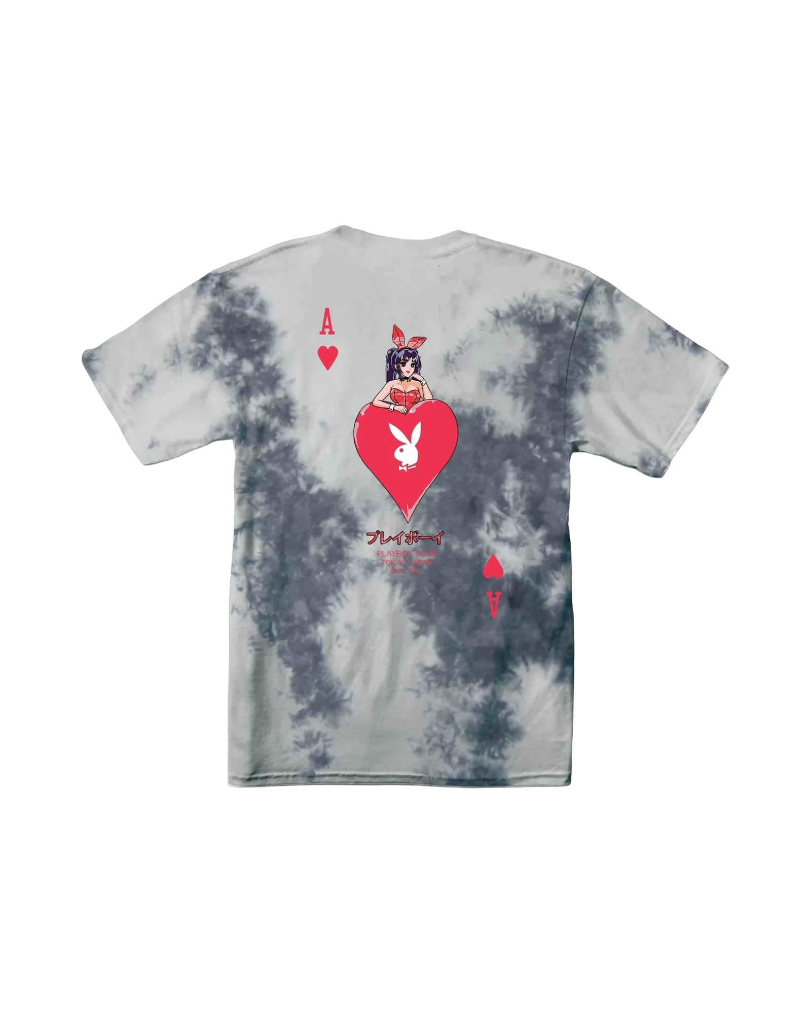 Ace Of Hearts Tshirt Tie Dye