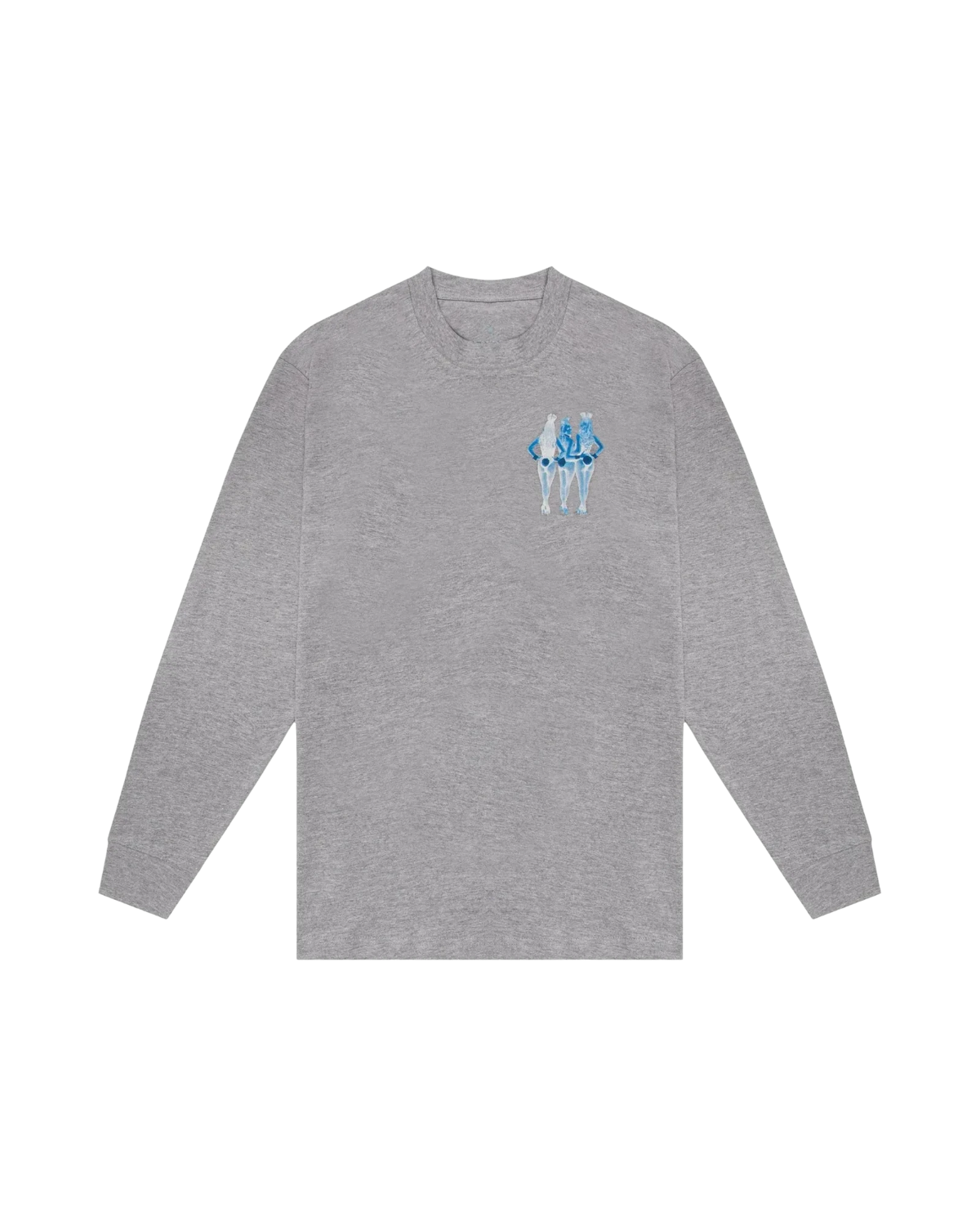 Bunny To The Bone Long Sleeve Tee Athletic Heather