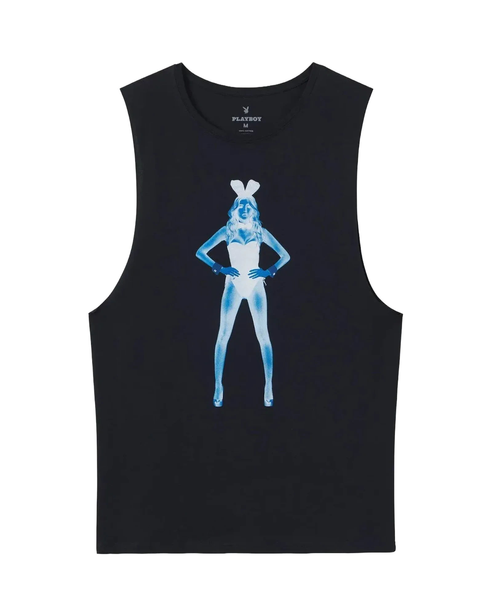 Bunny To The Bone Tank Petrol Blue