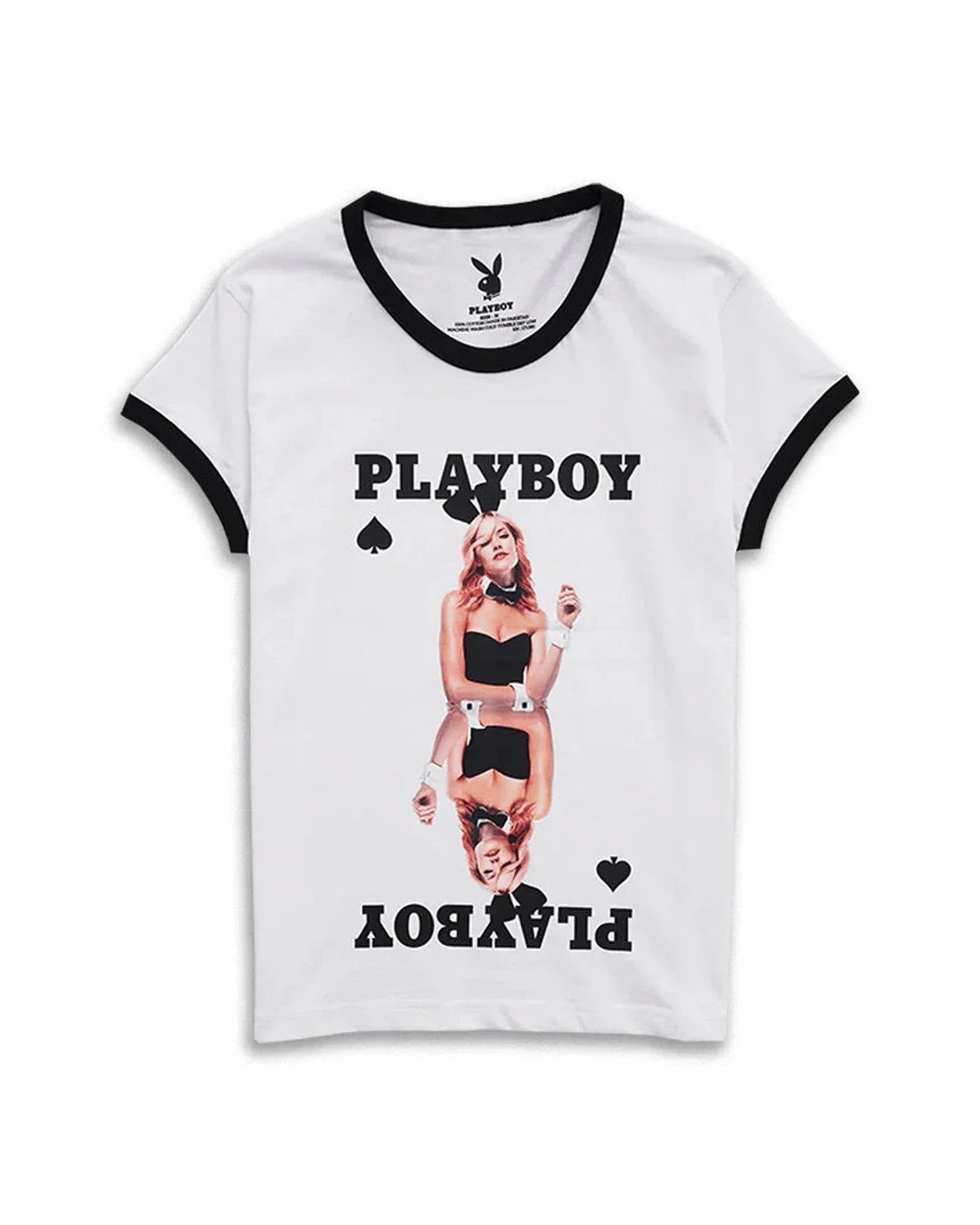 Queen Of Spades Ringer Tee