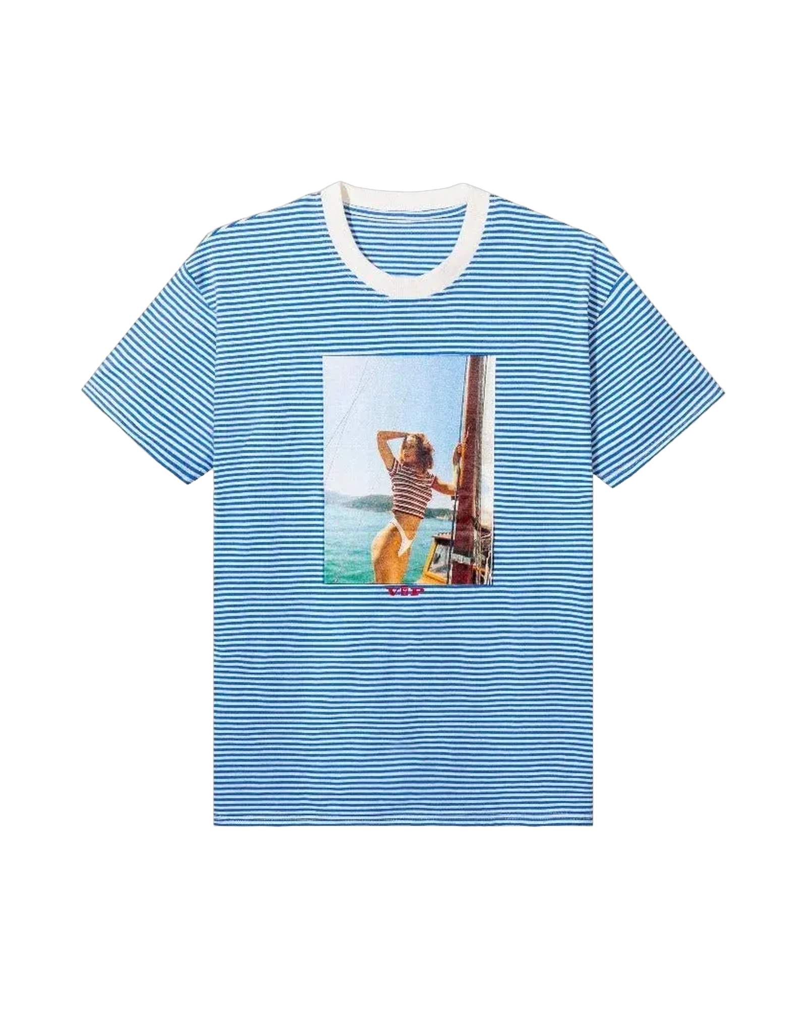 Striped Vip Club T Shirt