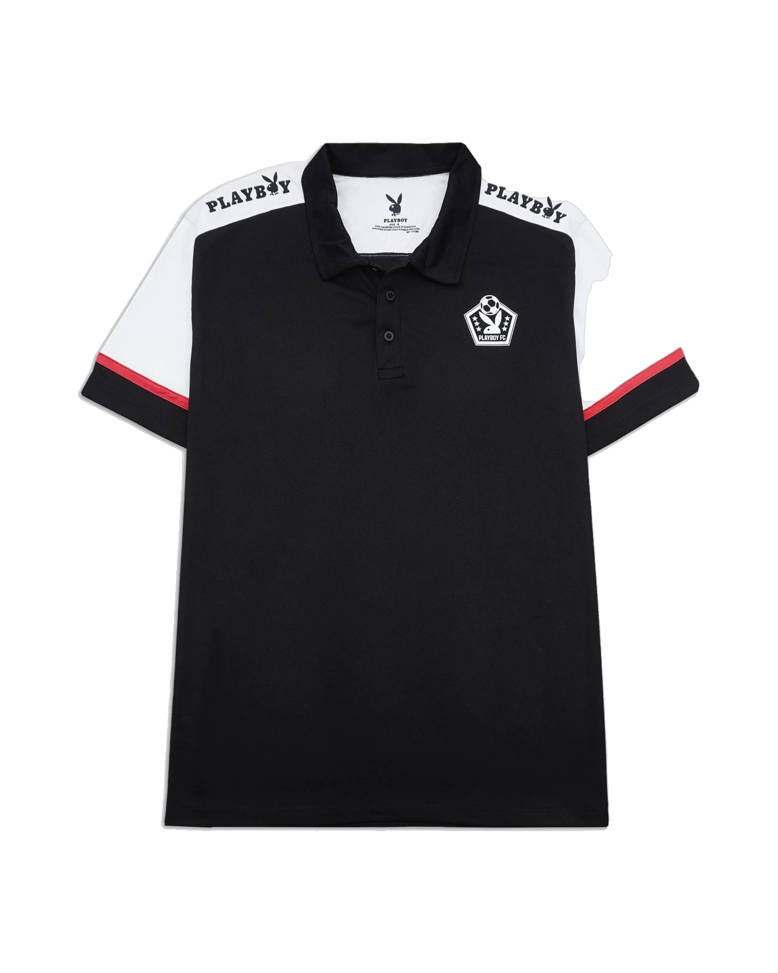 Playboy FC Crest Polo Black