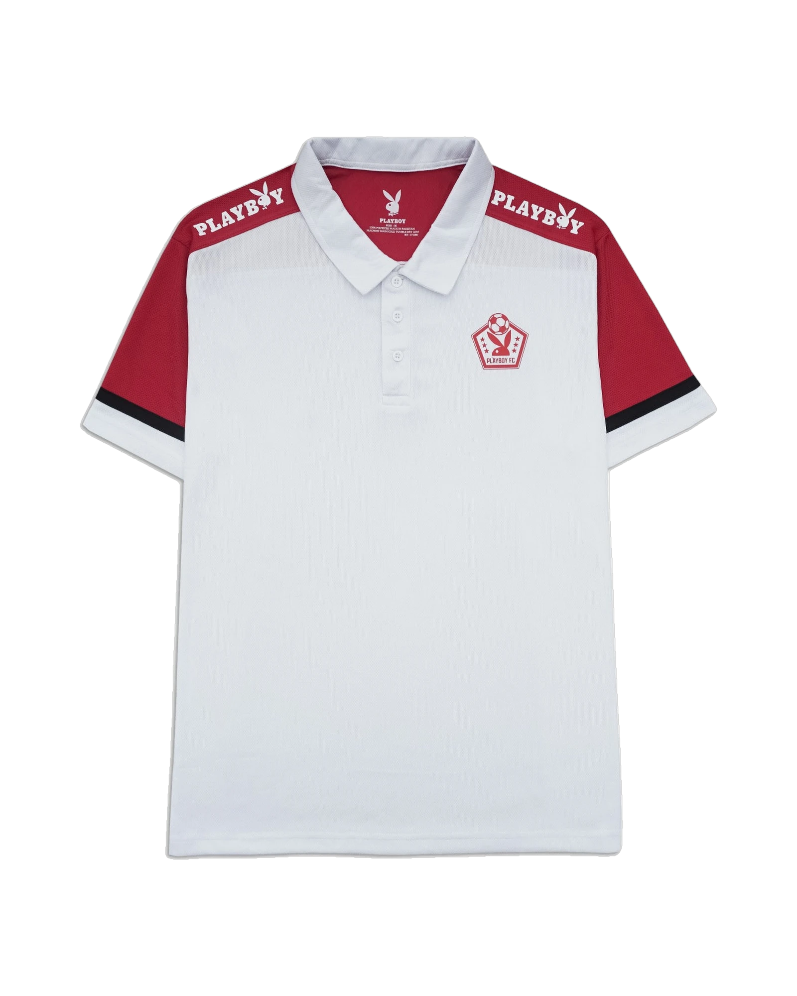 Playboy FC Crest Polo White
