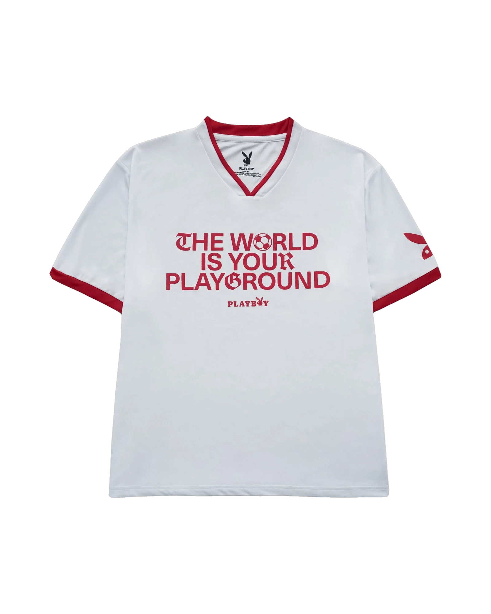 Playboy World Play Jersey White