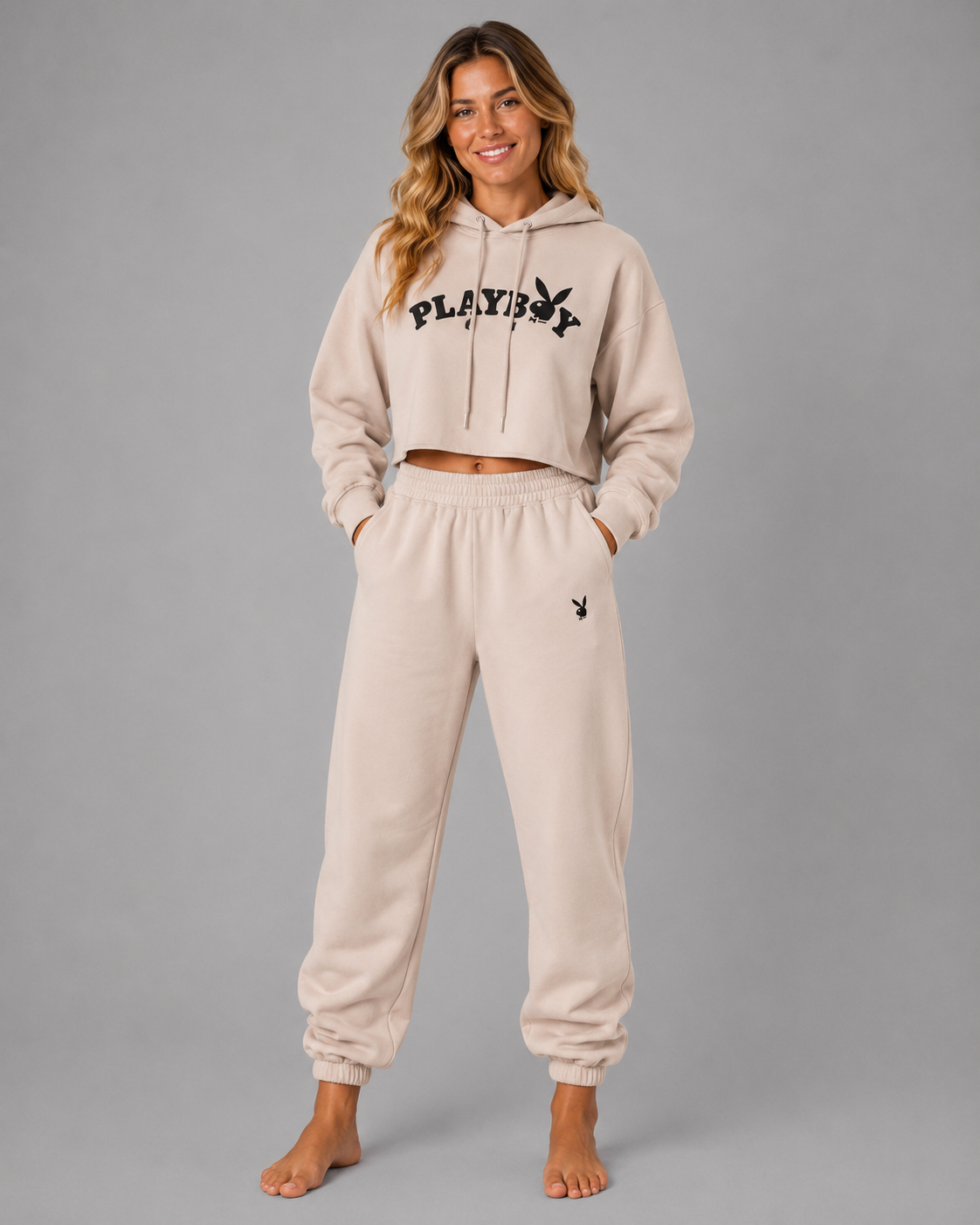 Playboy Logo Cropped Set
