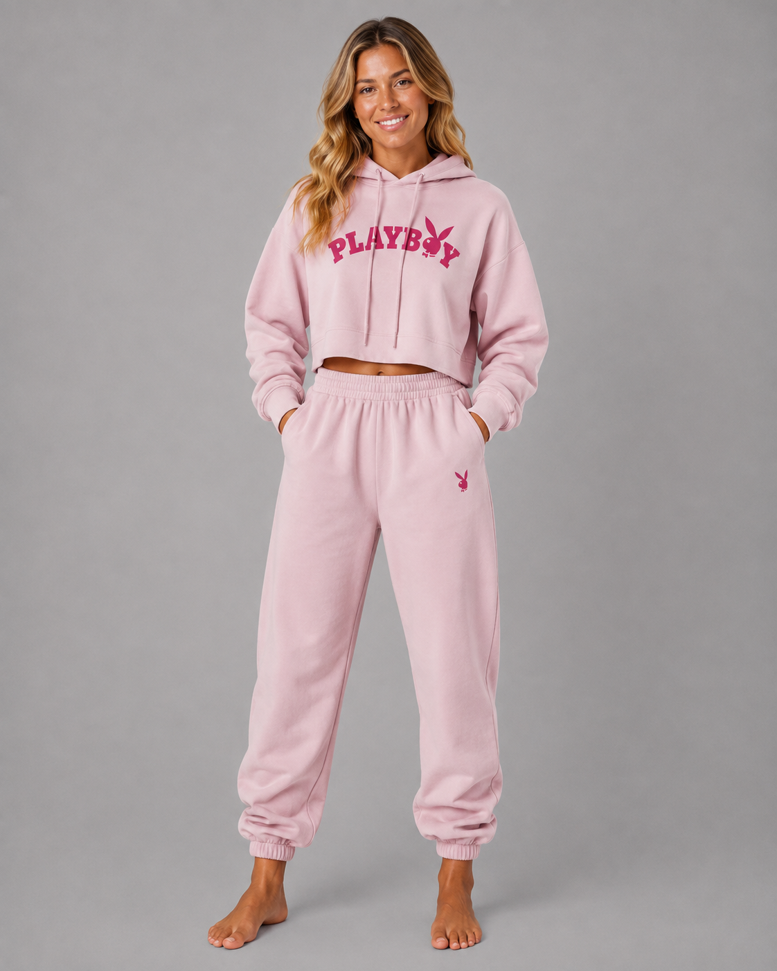 Playboy Logo Cropped Set
