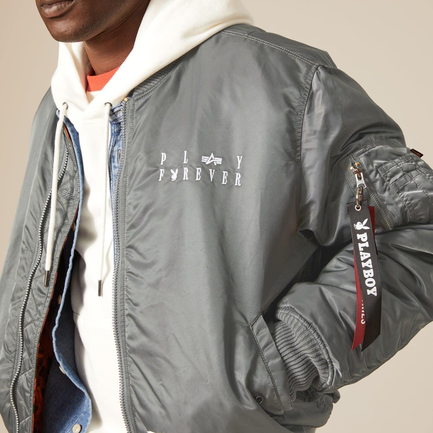 Playboy x Alpha Industries Reversible MA - 1 Flight Jacket - Playboy