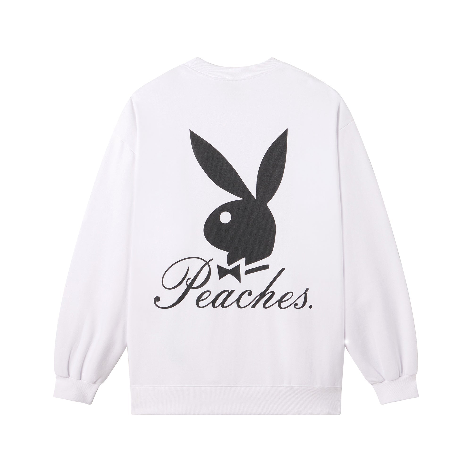 Playboy x Peaches Script Crewneck Sweatshirt - Playboy