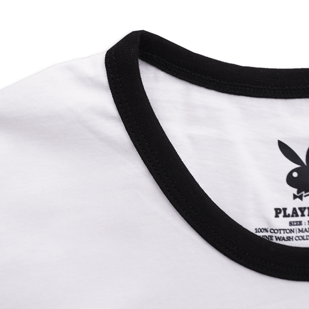 Retro Bunny Ringer Tee - Playboy