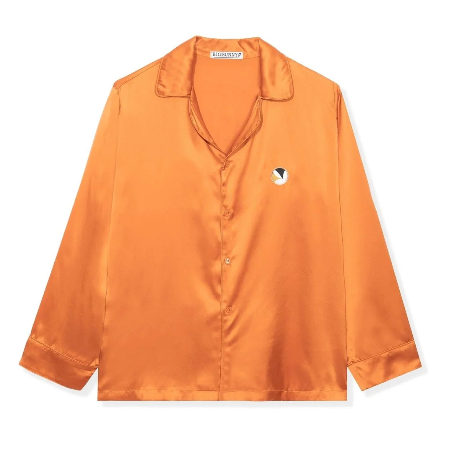 Silk Button Down Collared Top - Playboy