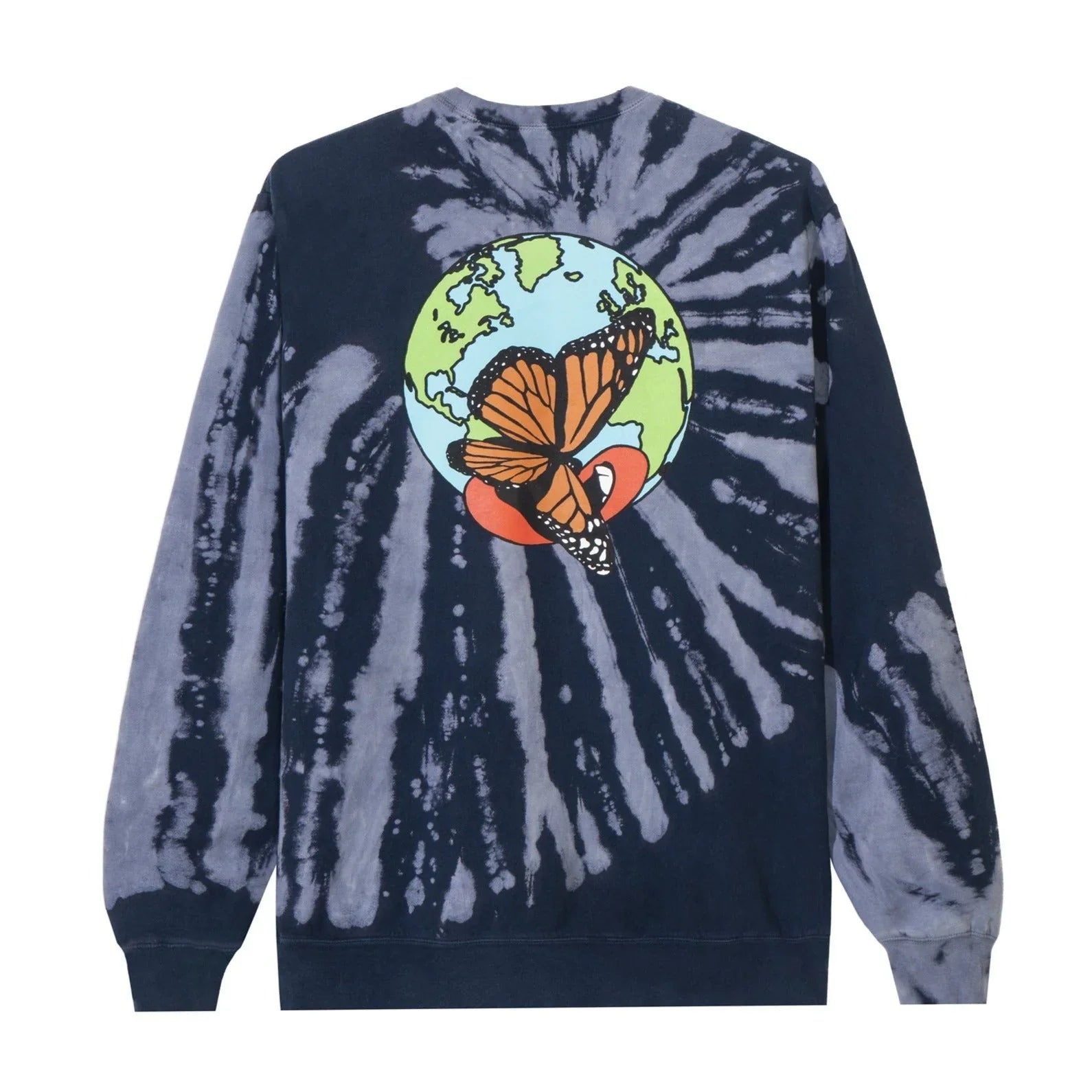 Unisex Tie-Dye Sweatshirt: Captivating Playboy Au Naturel Collection