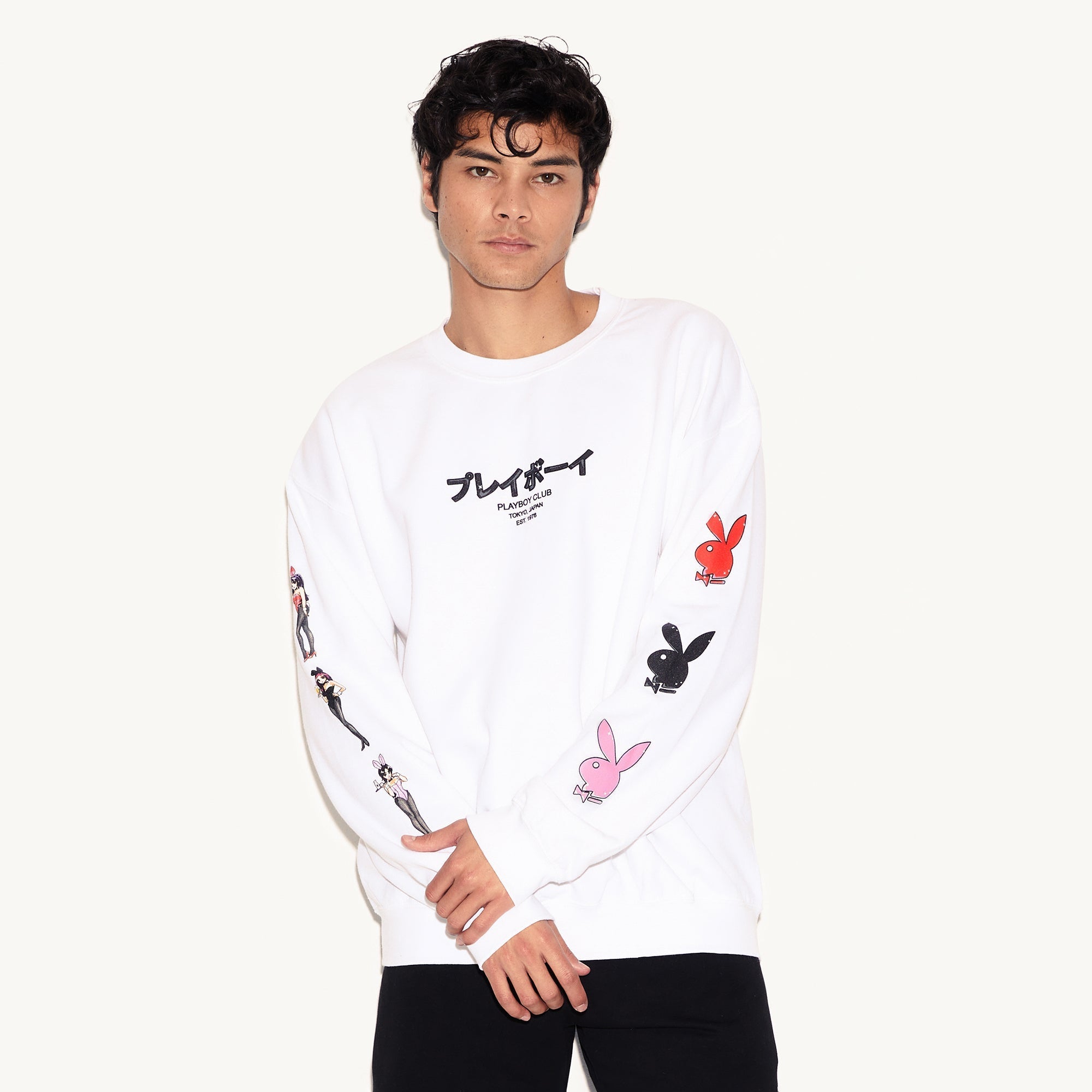 Tokyo Club Bunny Crewneck Sweatshirt - Playboy