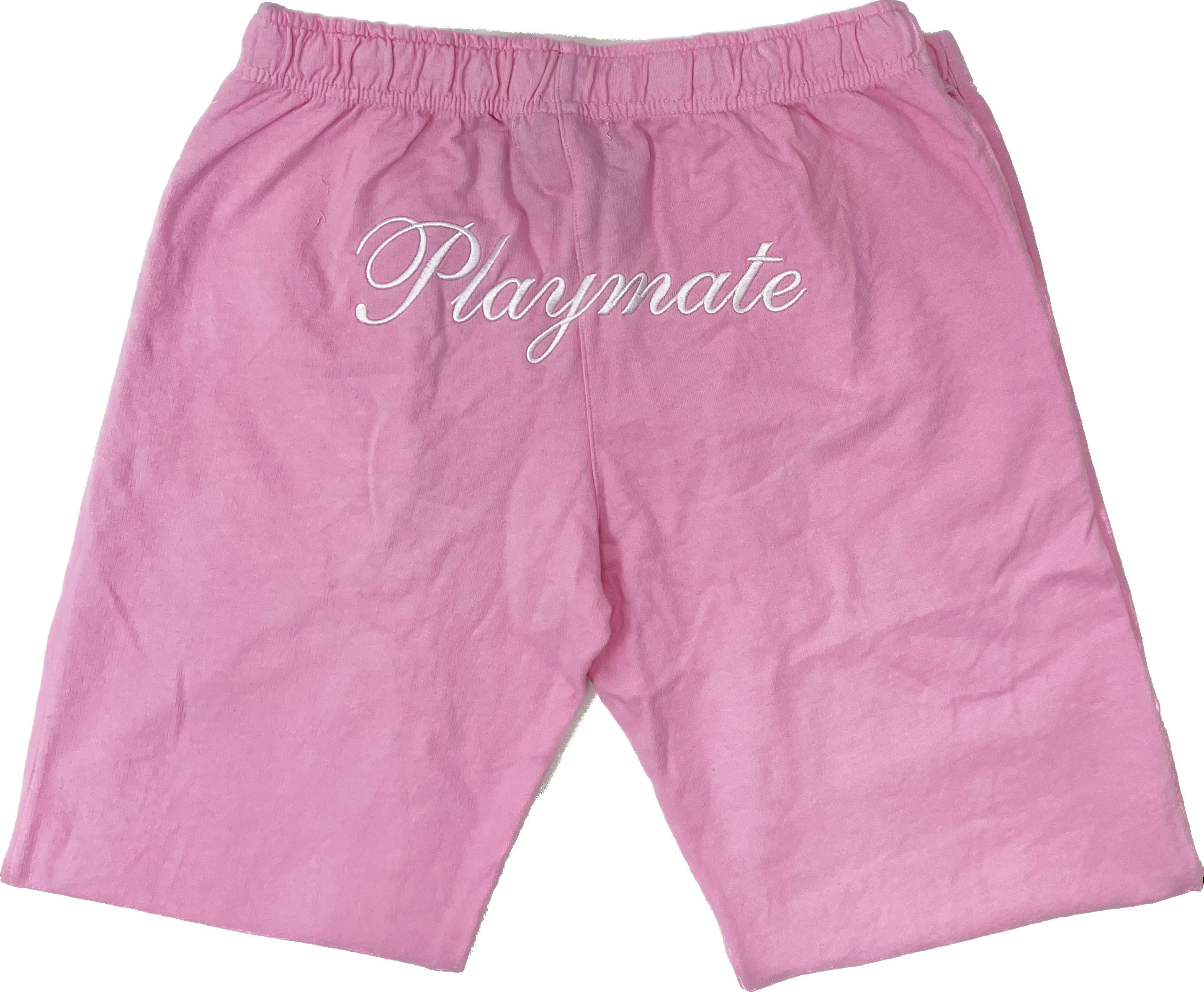 Playmate of the Year Jogger - Pink / White Print