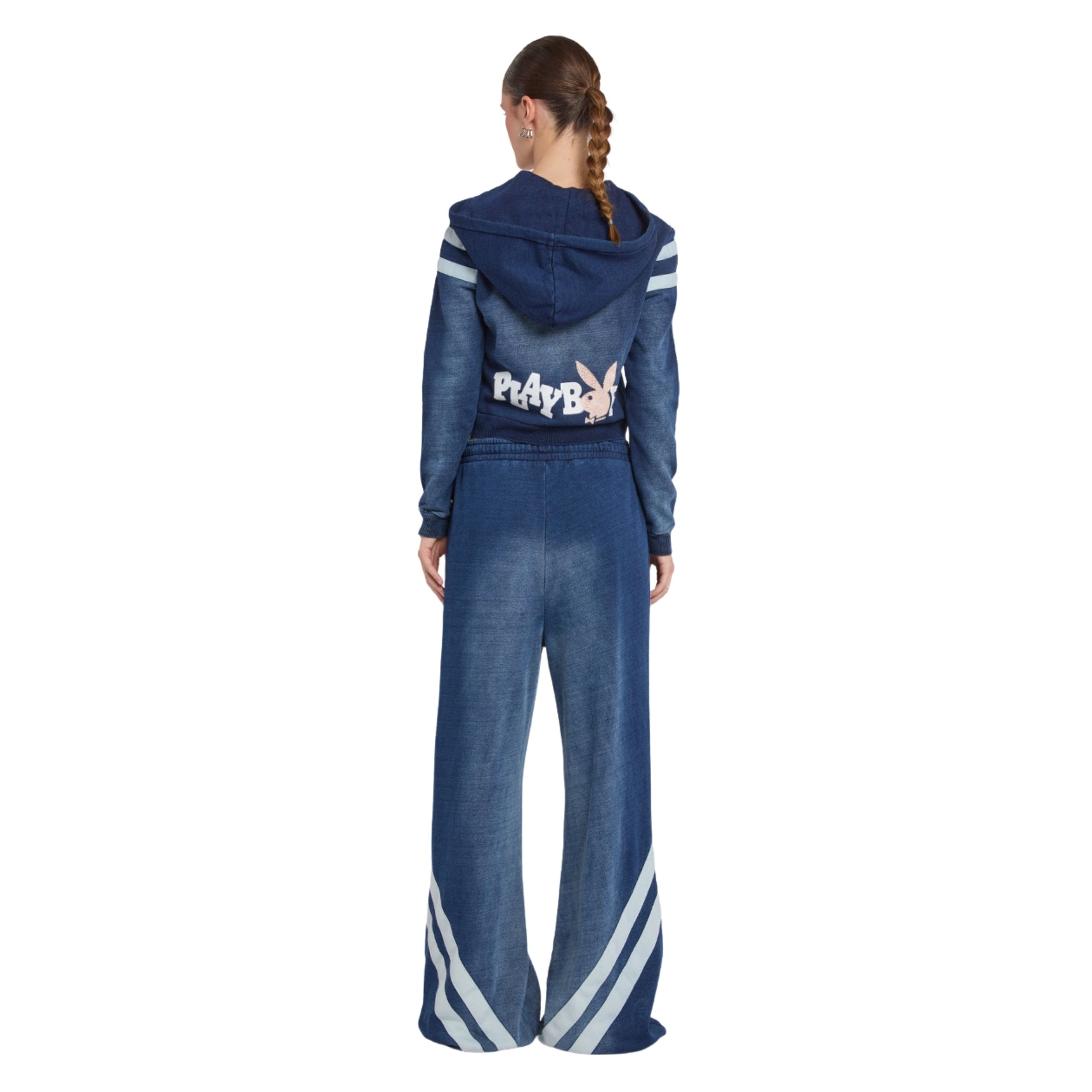 Varsity Stripe Wide Leg Pant - Playboy