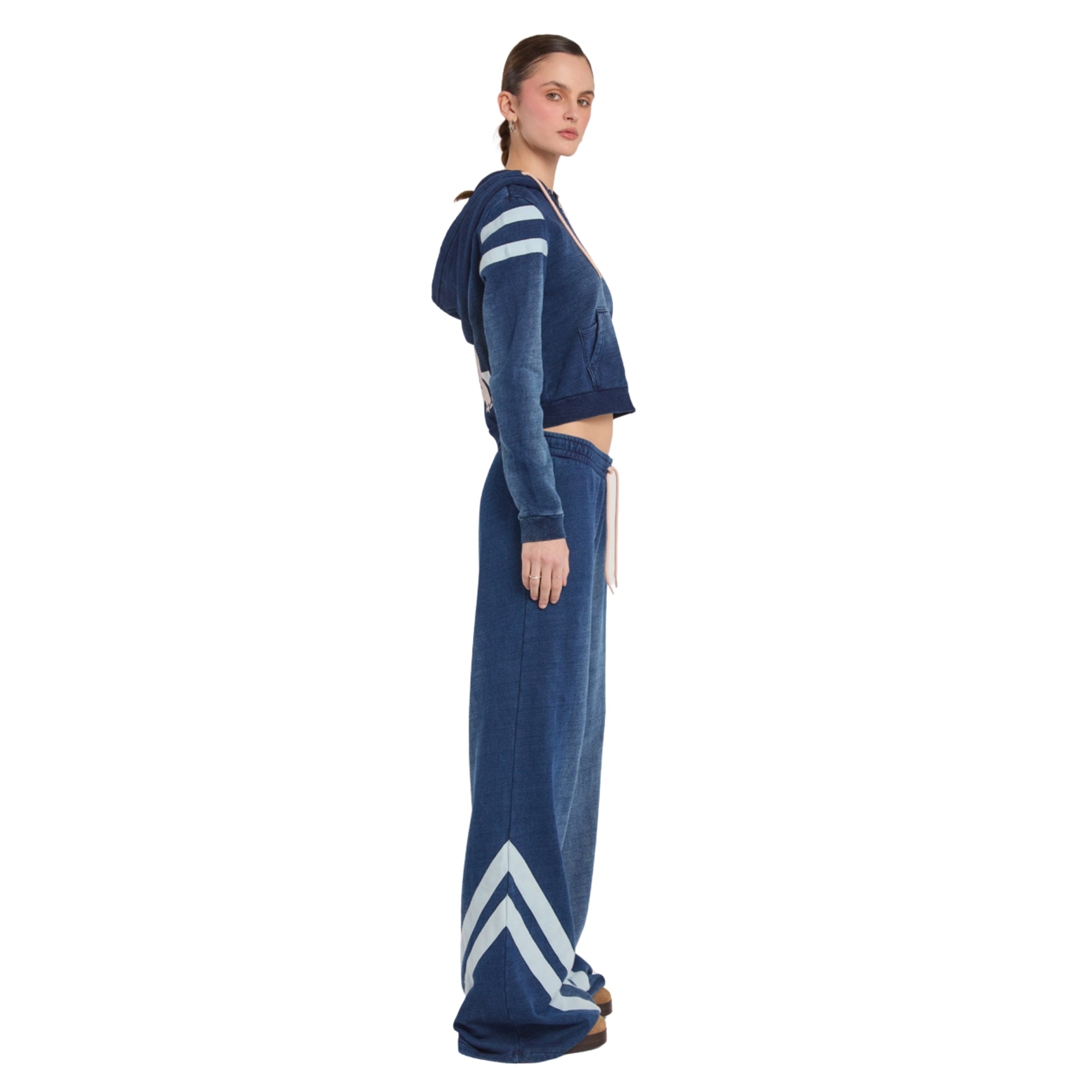 Varsity Stripe Wide Leg Pant - Playboy