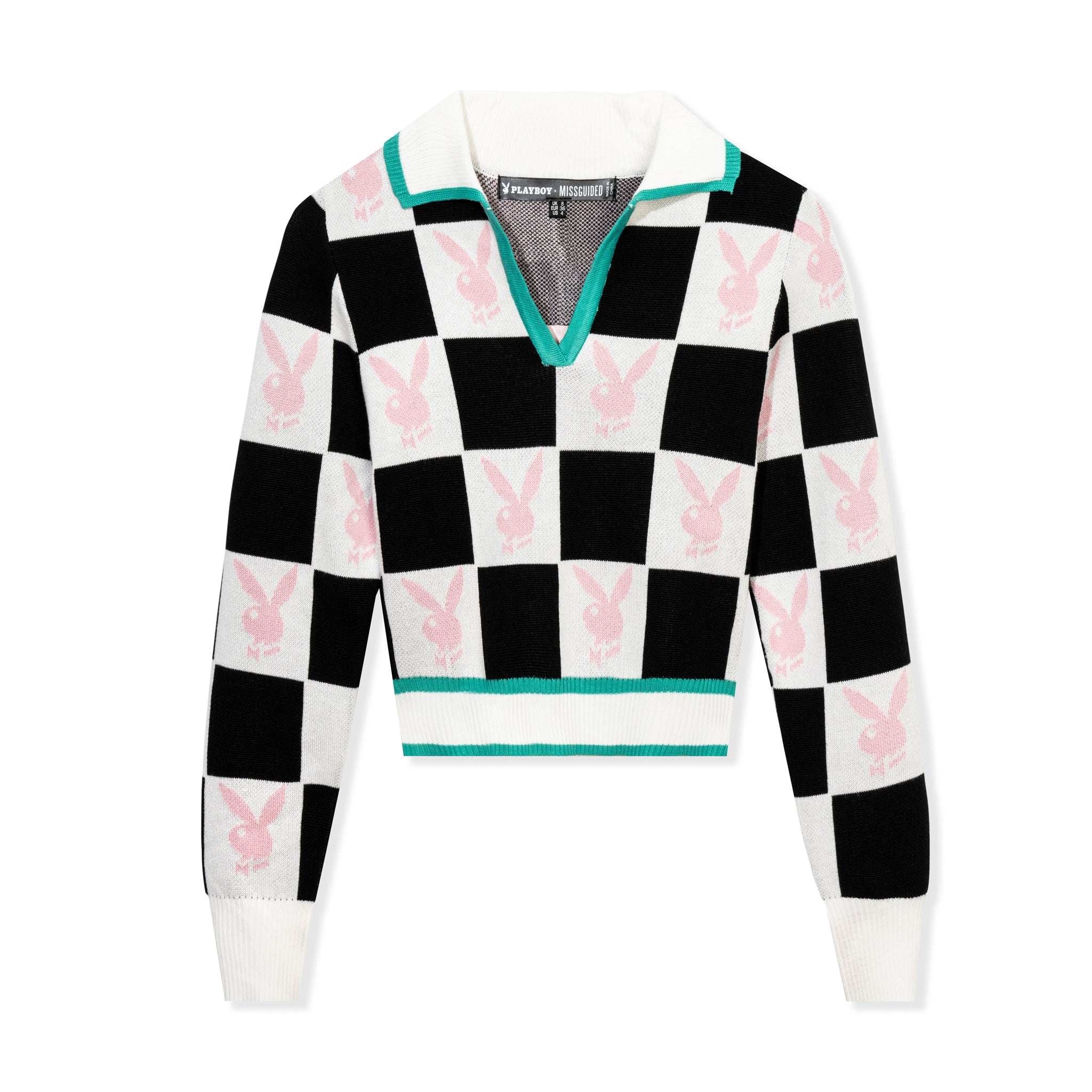 Women's Checkerboard Top - Playboy