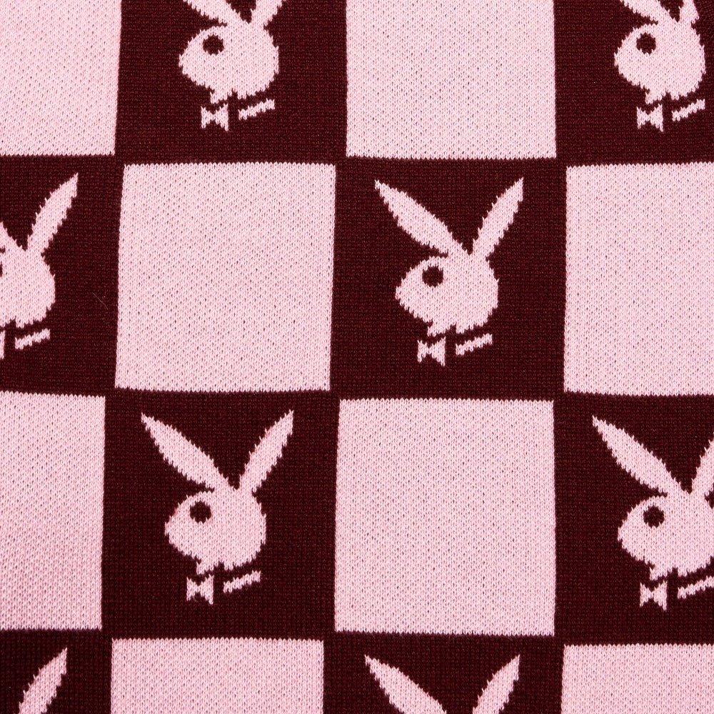 Women's Knit Checkerboard Vest - Playboy