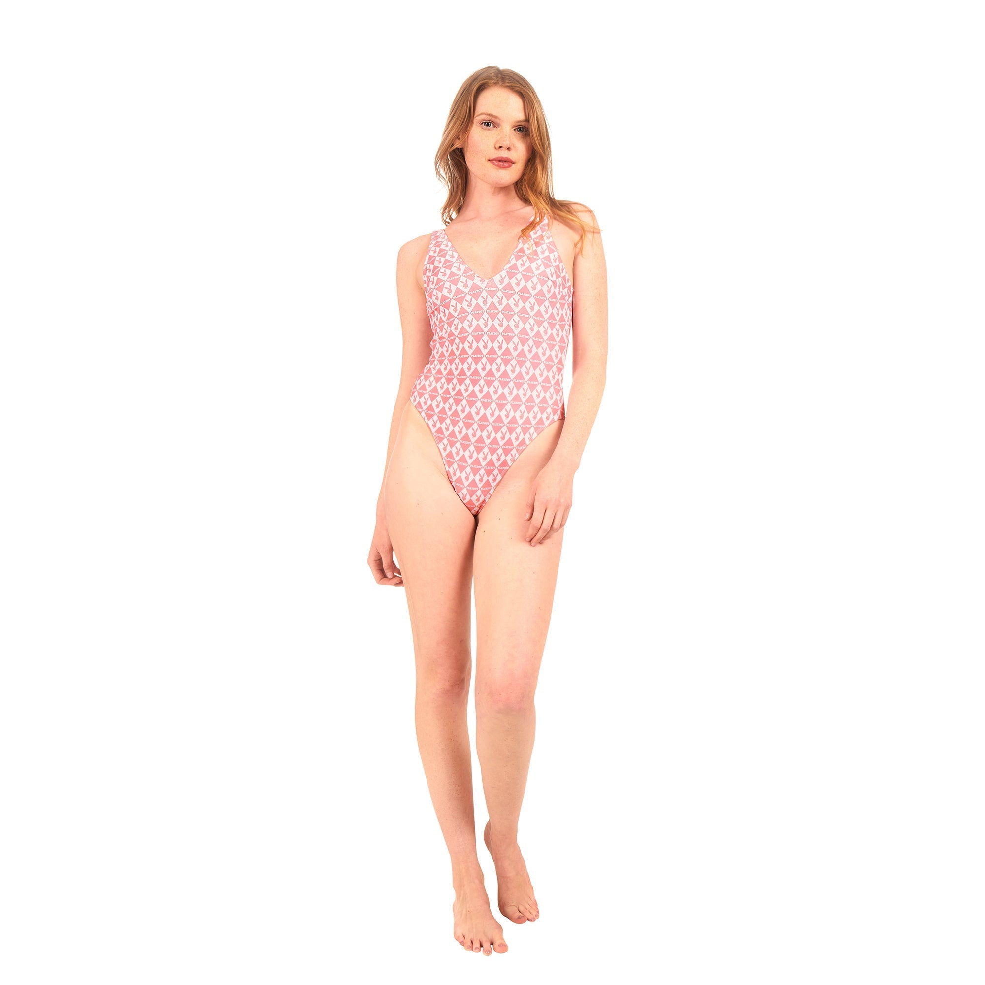 Women's One Piece Monogram Swimsuit - Playboy
