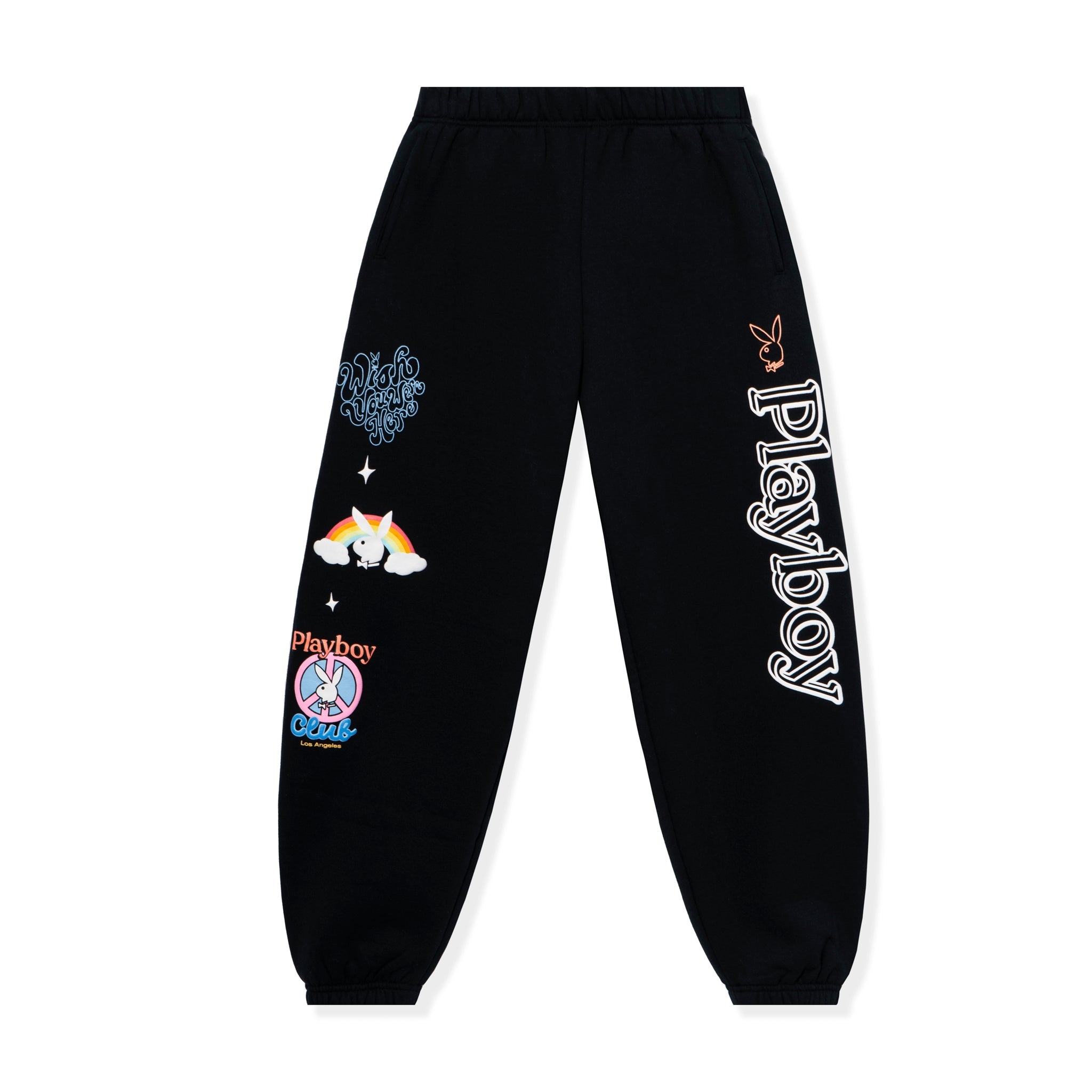 Black discount playboy sweats